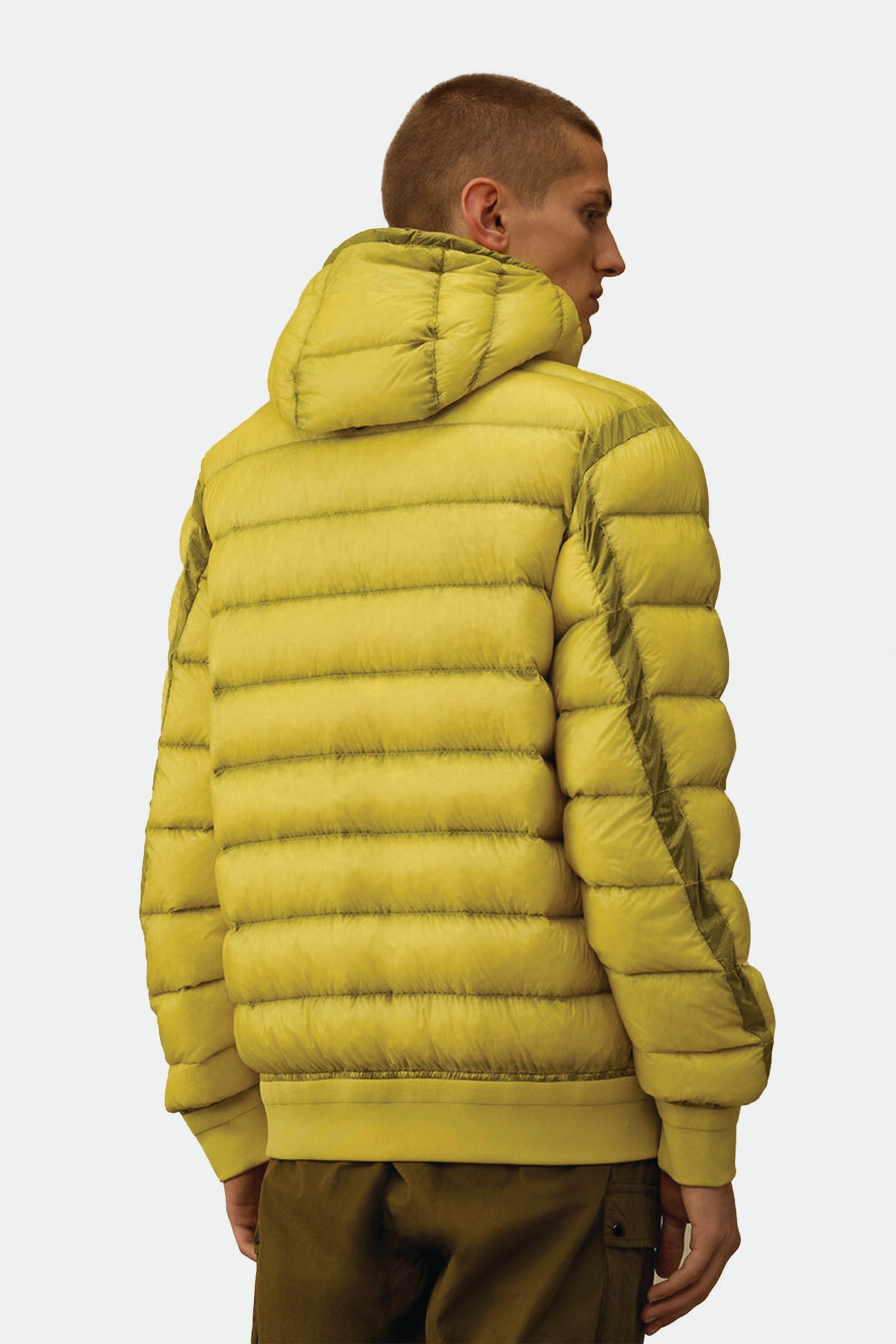  C.p. Company D.d. Shell Hooded Down Jacket Uomo Giallo - 3