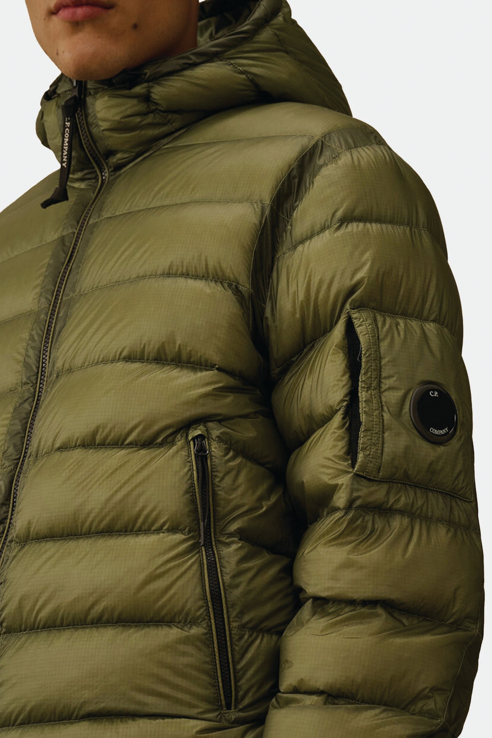  C.p. Company D.d. Shell Hooded Down Jacket Uomo Verde - 5