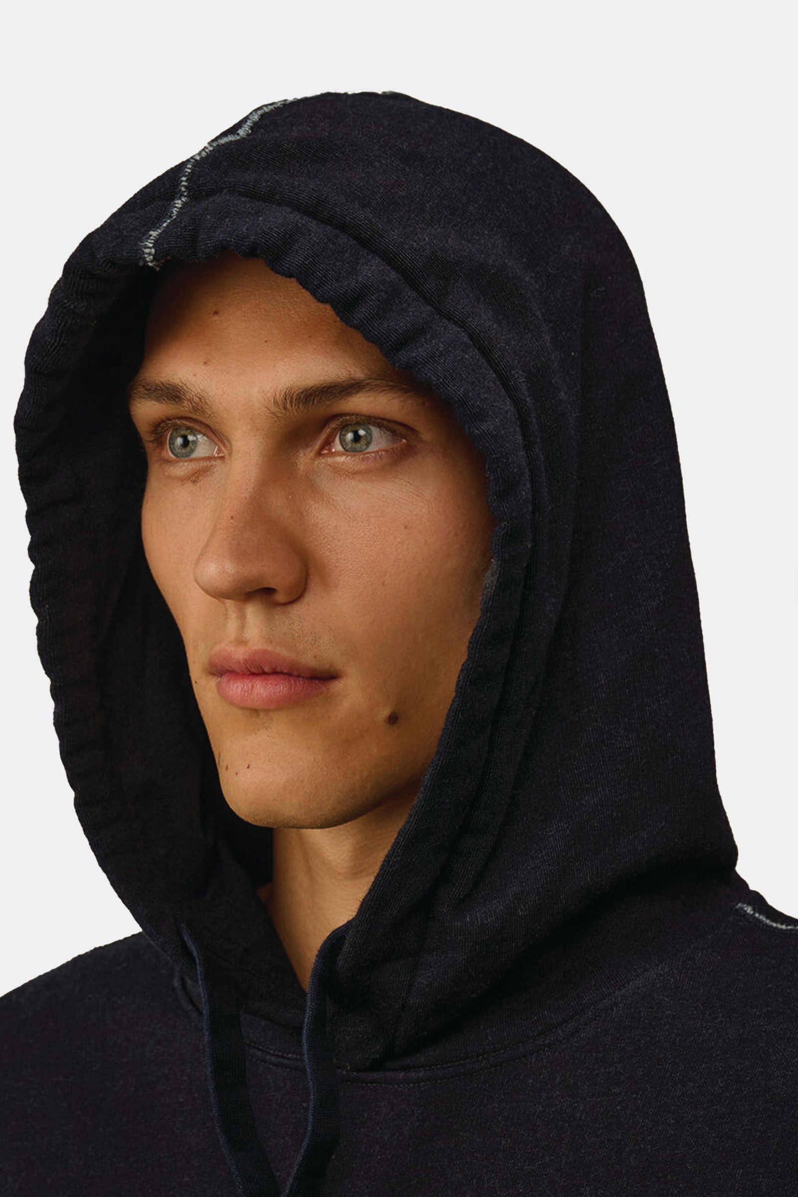  C.p. Company Indigo Fleece Hooded Sweatshirt Uomo Blu - 5