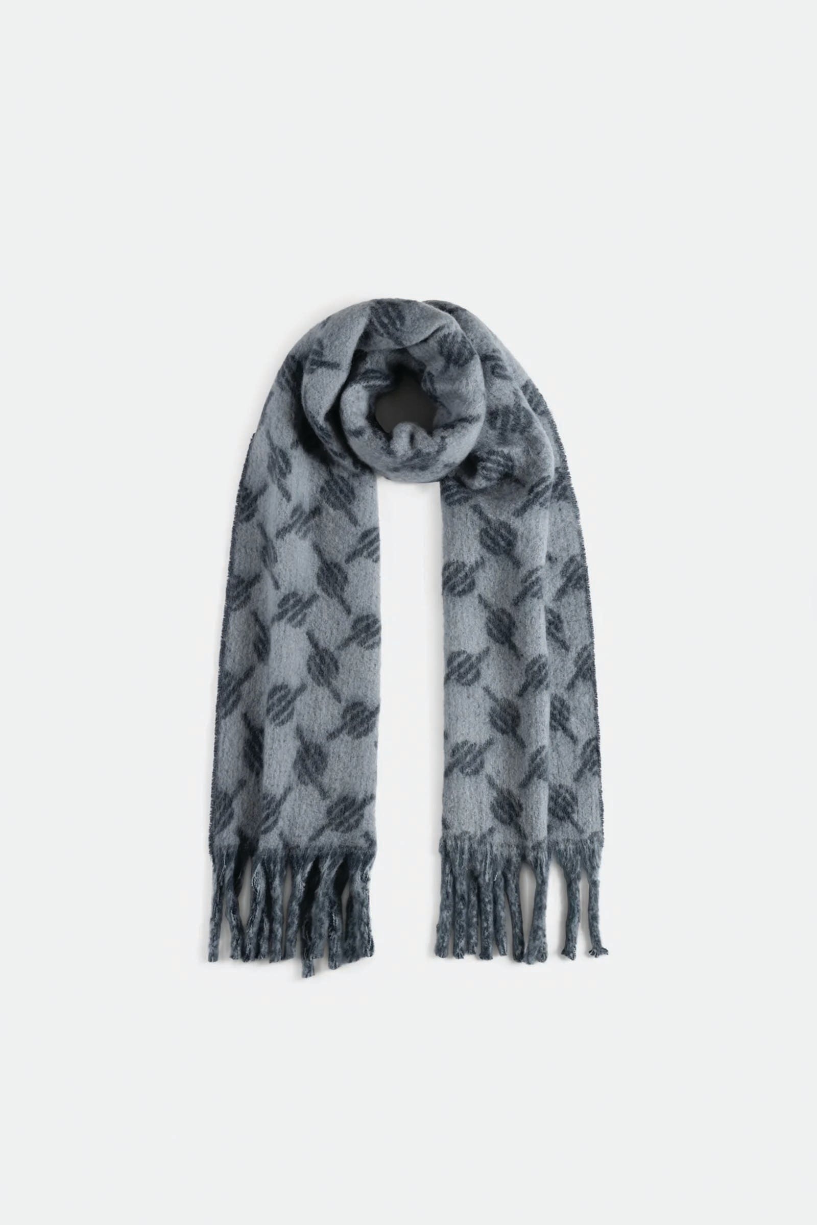  Daily Paper Riyo Monogram Scarf Unisex Azzurro - 1