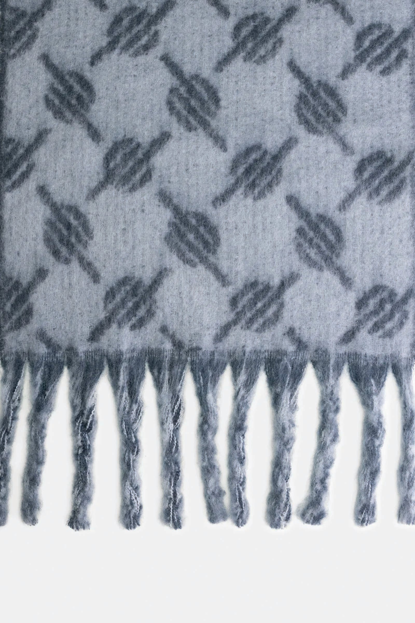  Daily Paper Riyo Monogram Scarf Unisex Azzurro - 2