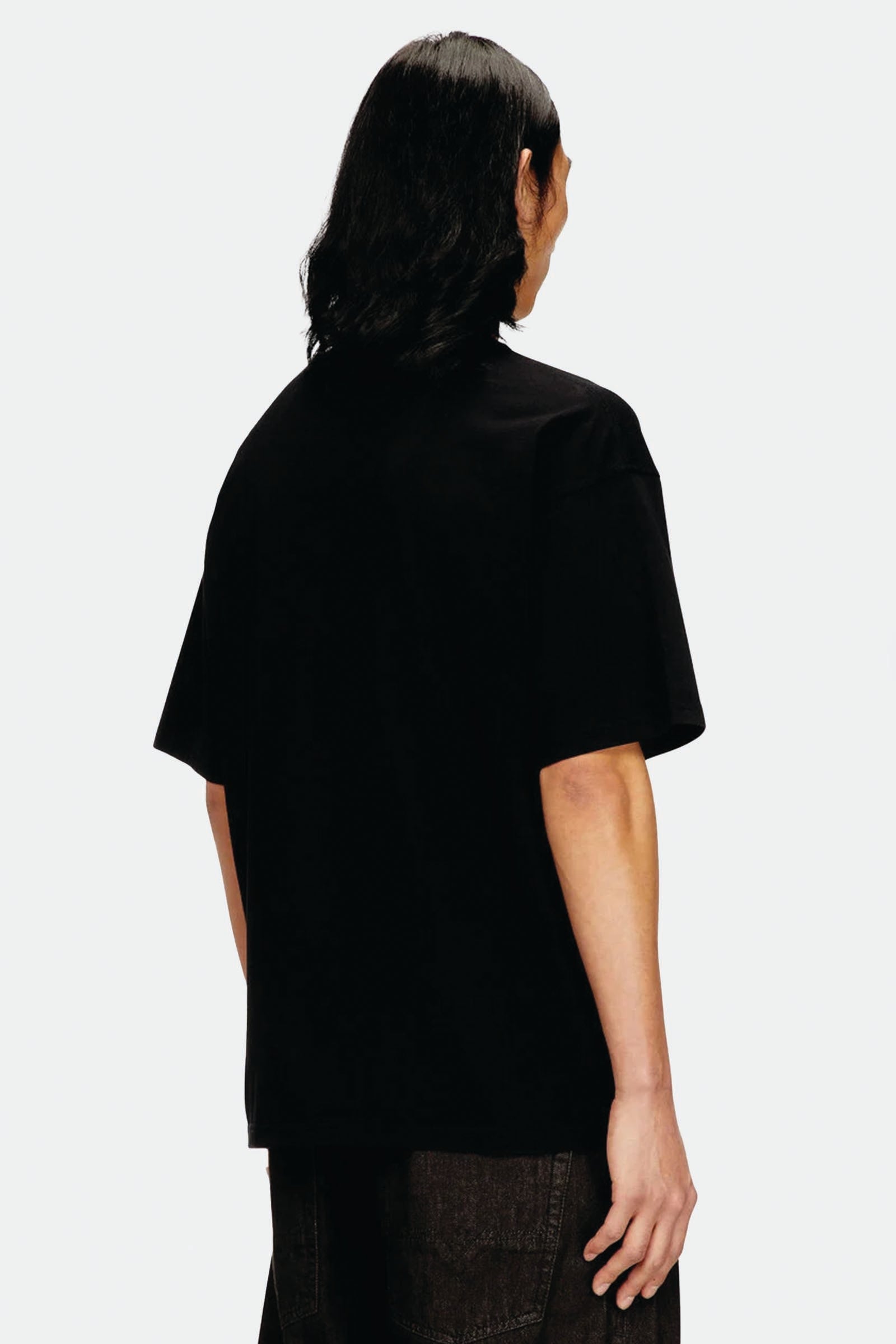  Diesel T-boxt-bleach Uomo Nero - 3