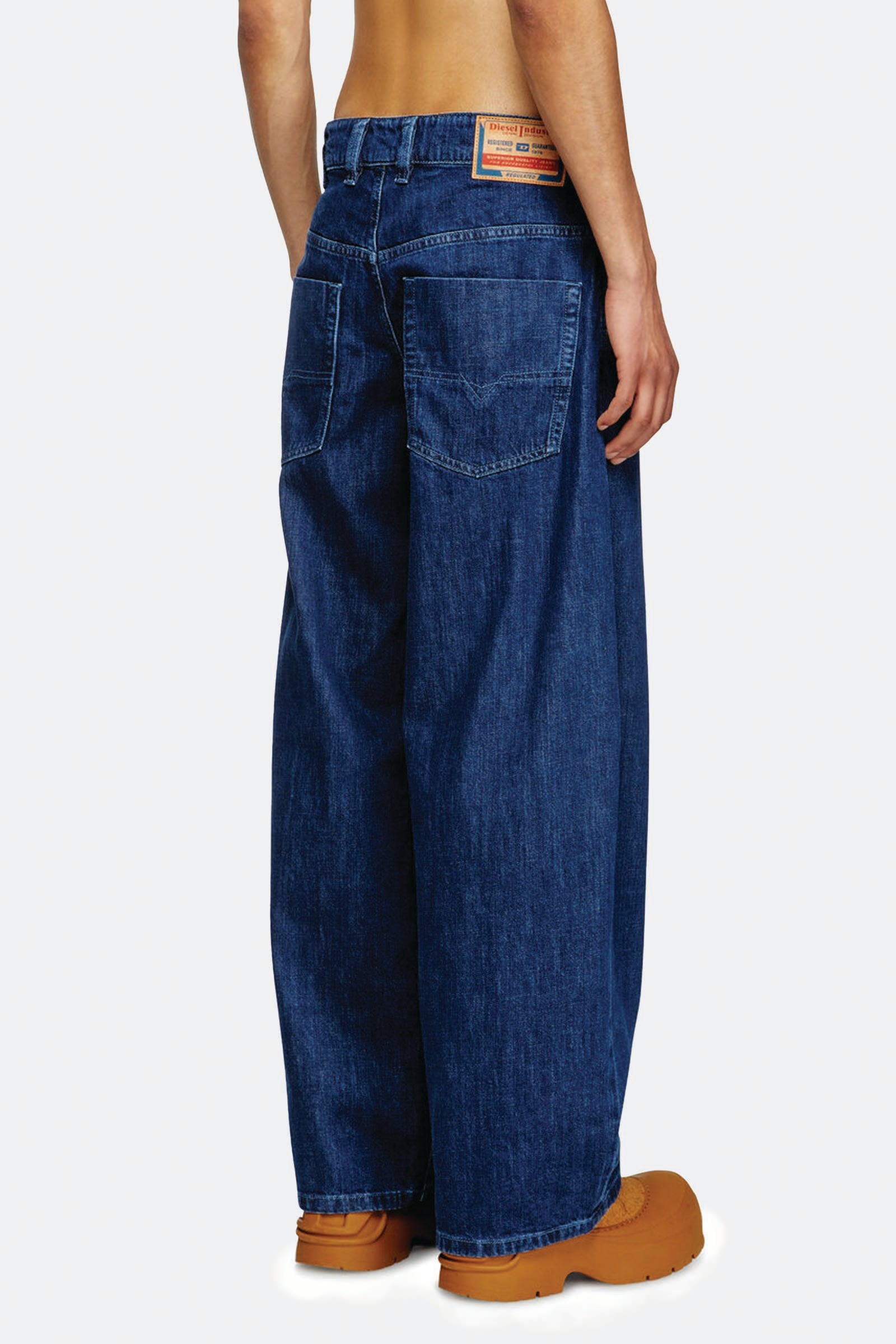  Diesel 1997 D-enim 0dbdx Blu Unisex Denim - 3