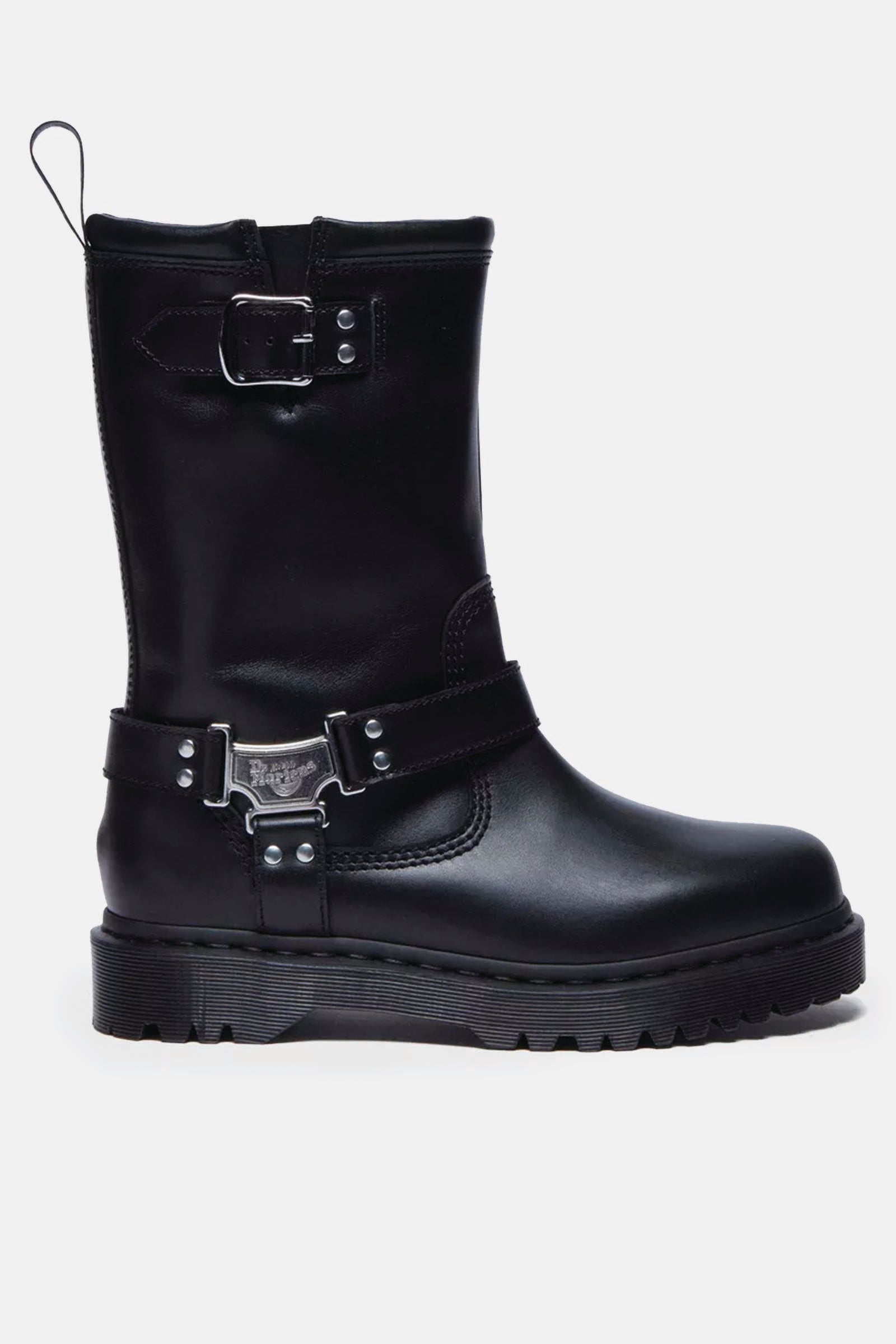  Dr. Martens Biker Anistone Hi Donna Nero - 1
