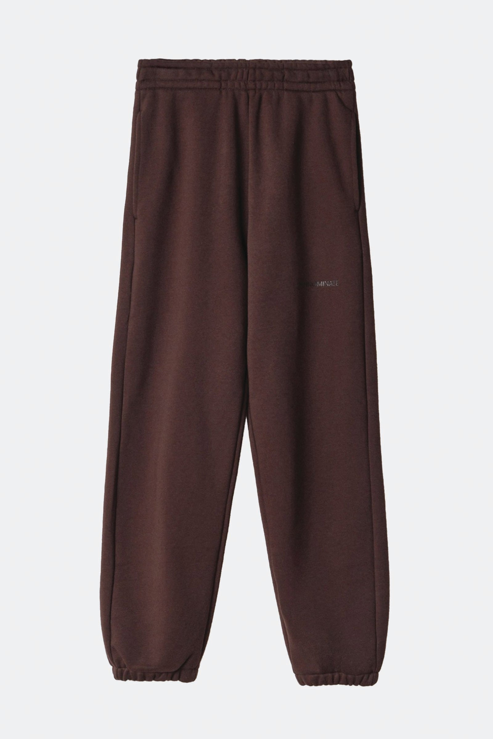  Hinnominate Pantalone Basico Con Elastico Al Fondo Marrone Donna Moro - 1