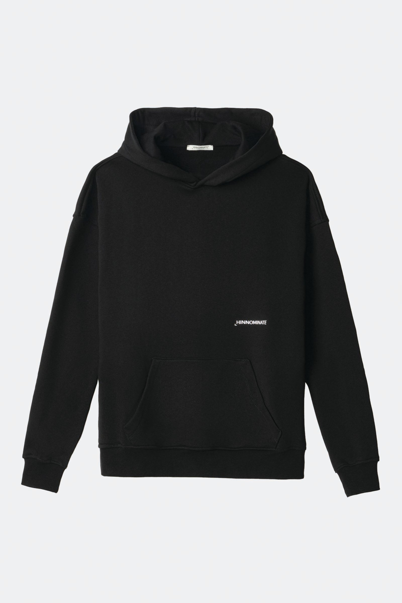  Hinnominate Felpa Cappuccio Basica Uomo Nero - 1