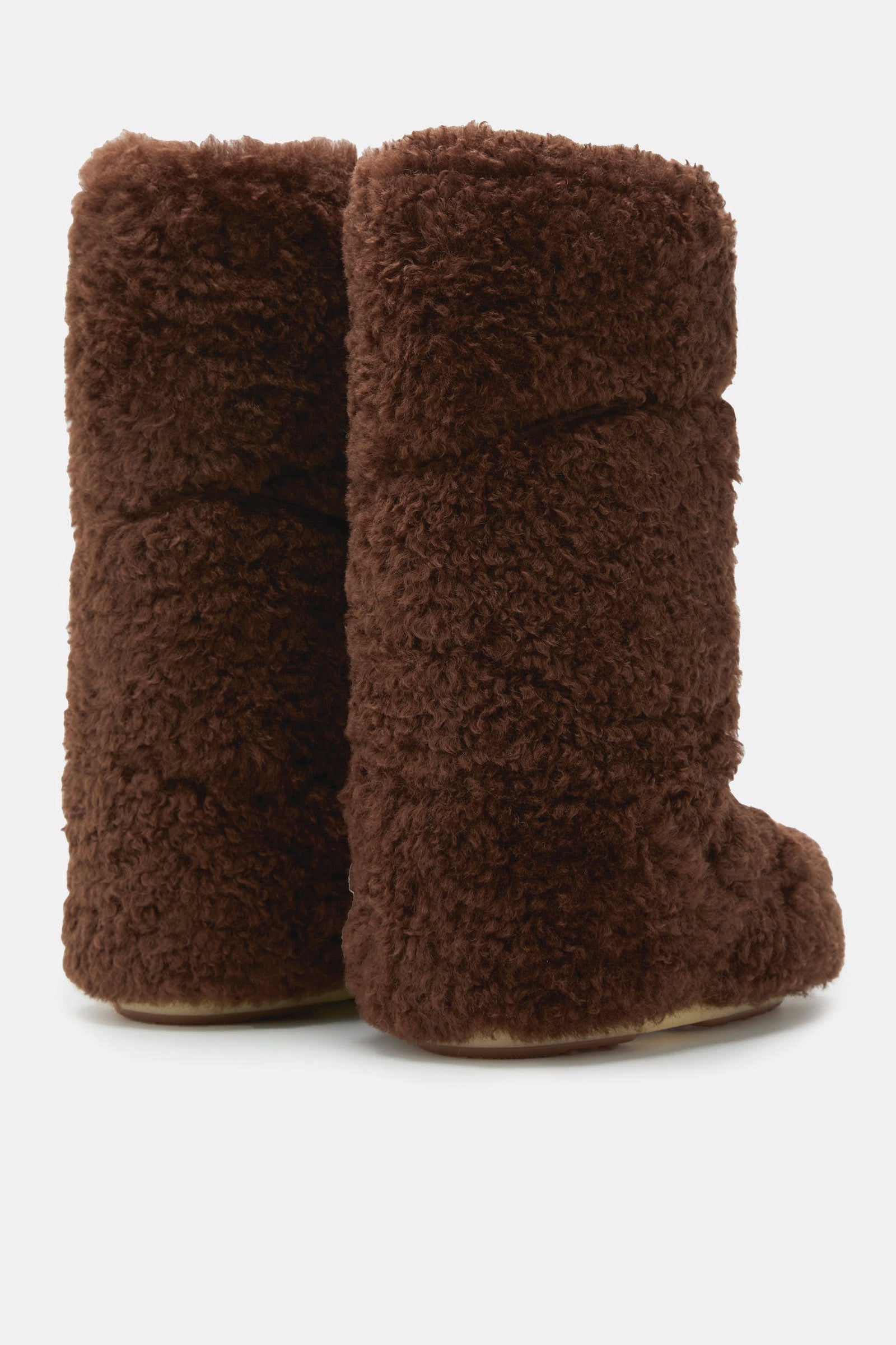  Moon Boot Icon Curly Extra Unisex Marrone - 2