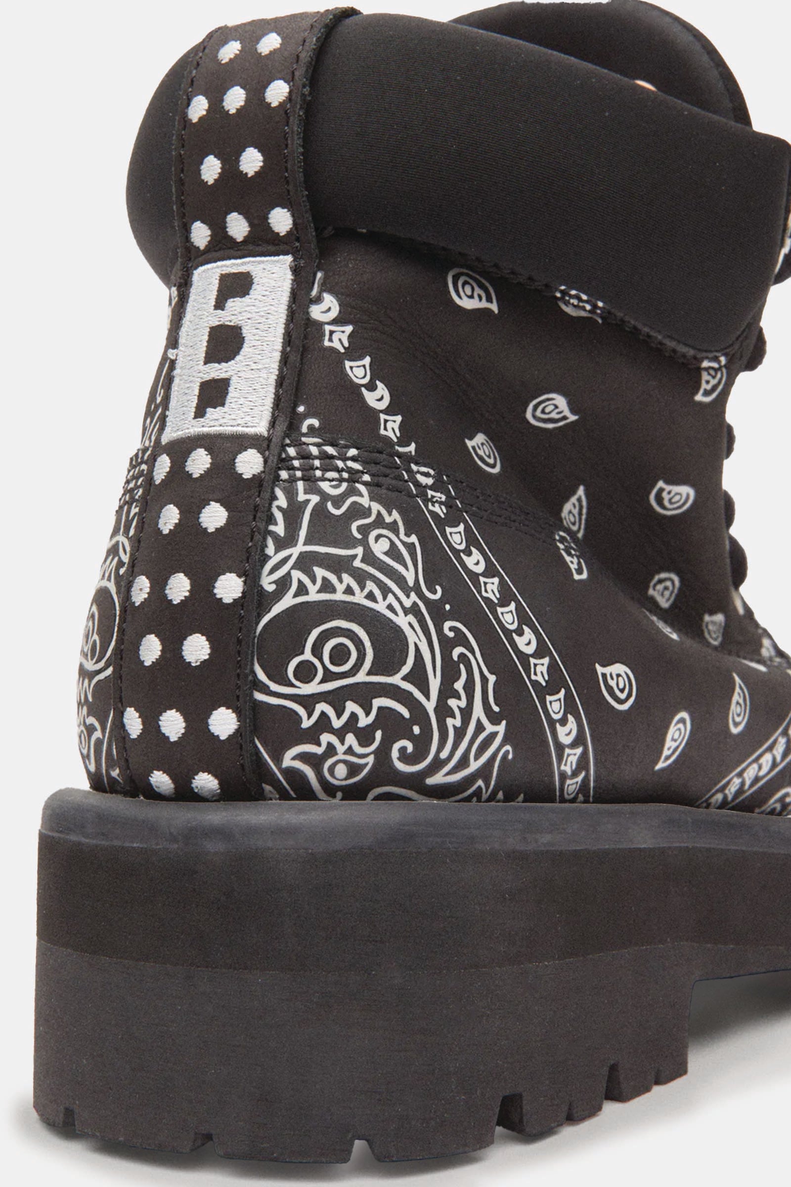  Pdf Strada Low Bandana Boot Unisex Nero - 4