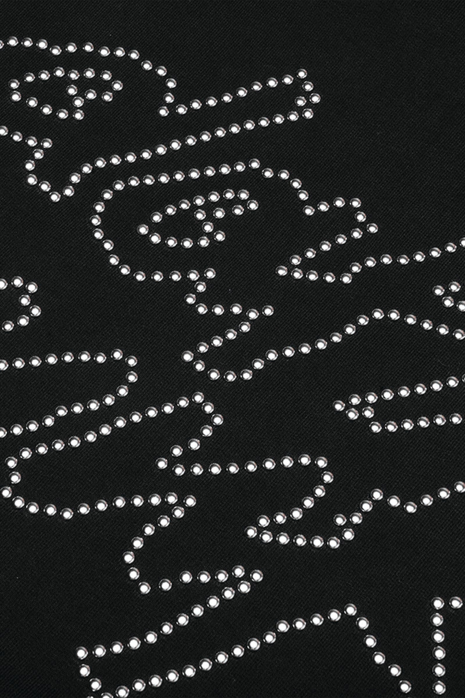  Pleasures Lucky Studded Hoodie Unisex Nero - 3