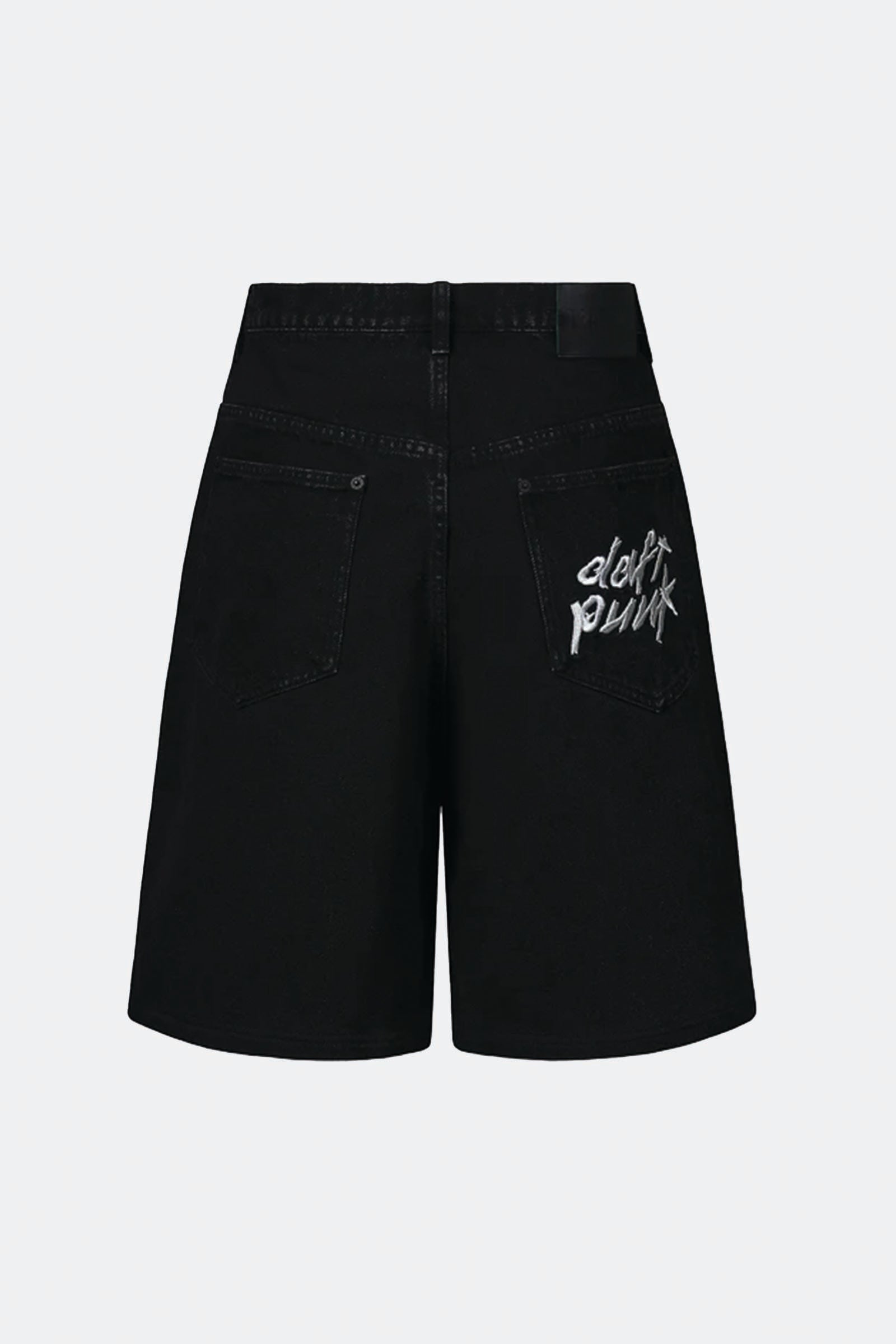  Pleasures Lucky Studded Jorts Unisex Nero - 2