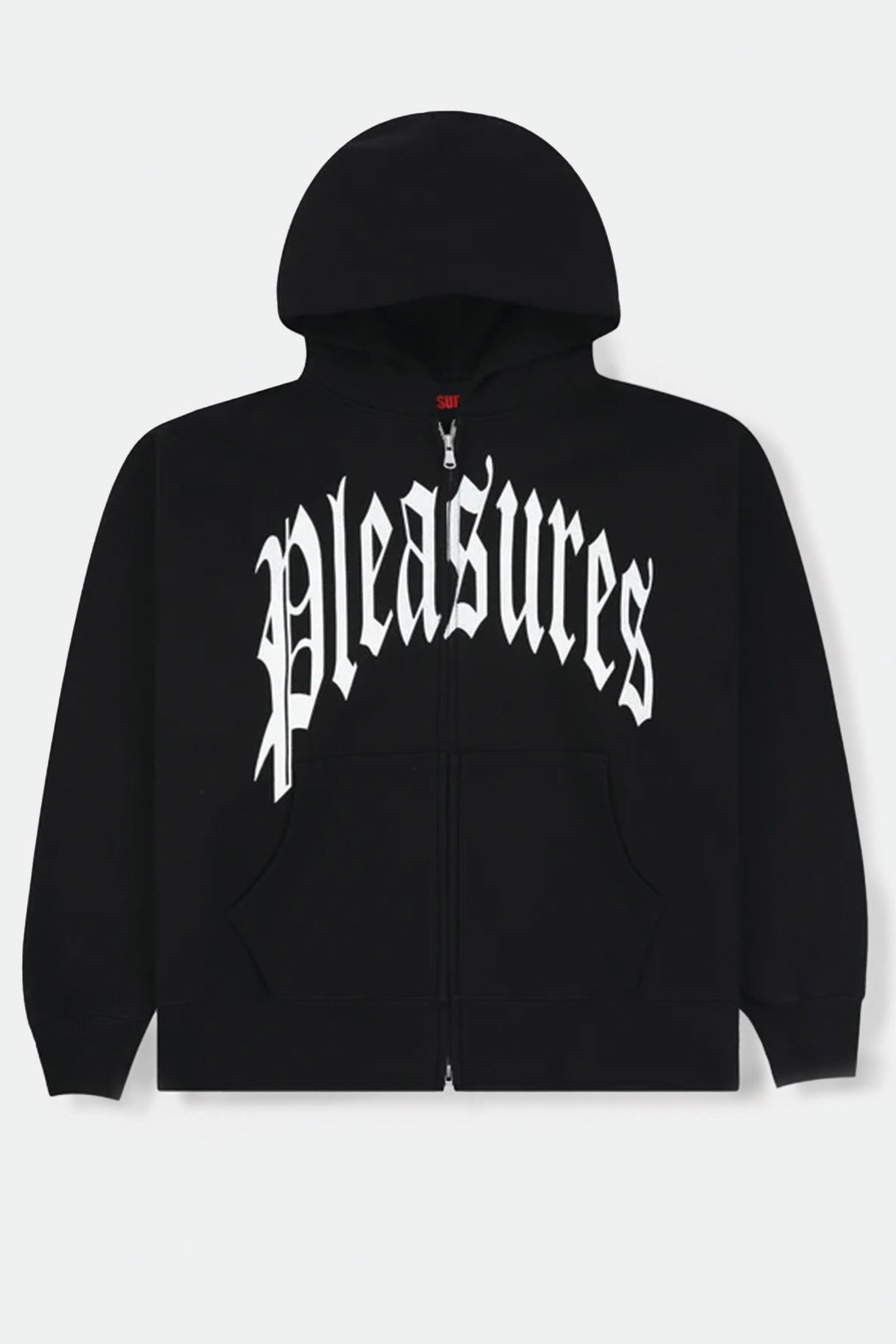  Pleasures Twitch Zip Hoodie Unisex Nero - 1