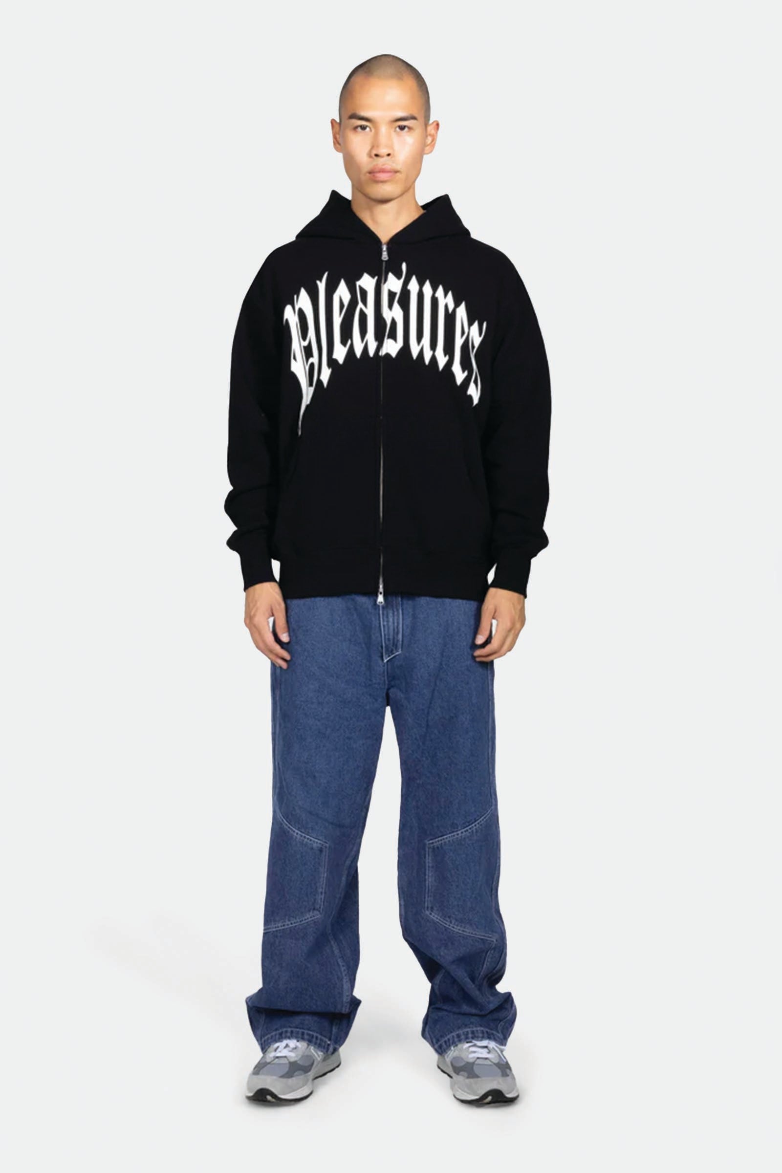  Pleasures Twitch Zip Hoodie Unisex Nero - 2