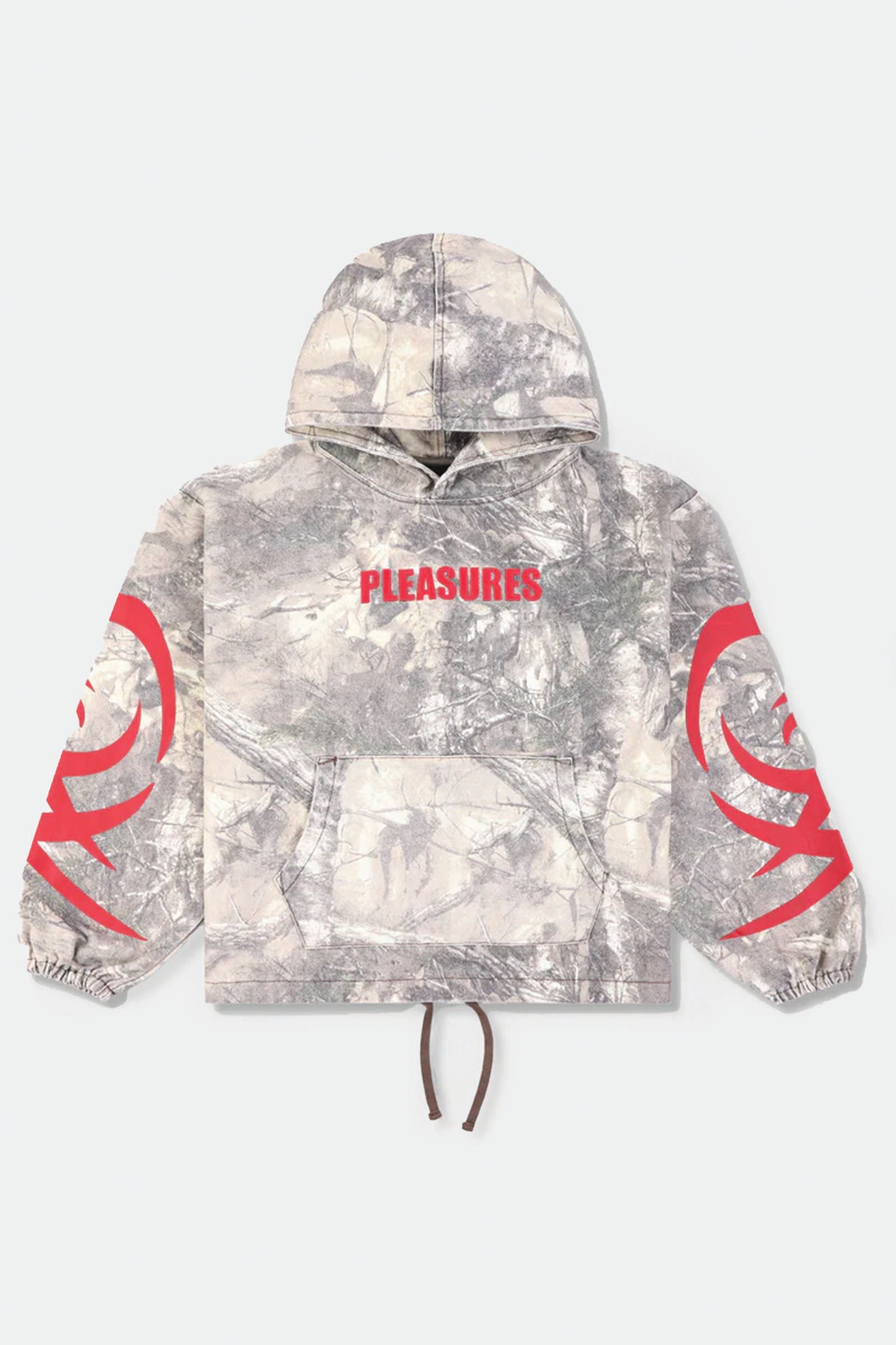  Pleasures Hunt Canvas Poncho Hoodie Pattern Unisex Mimetico - 1