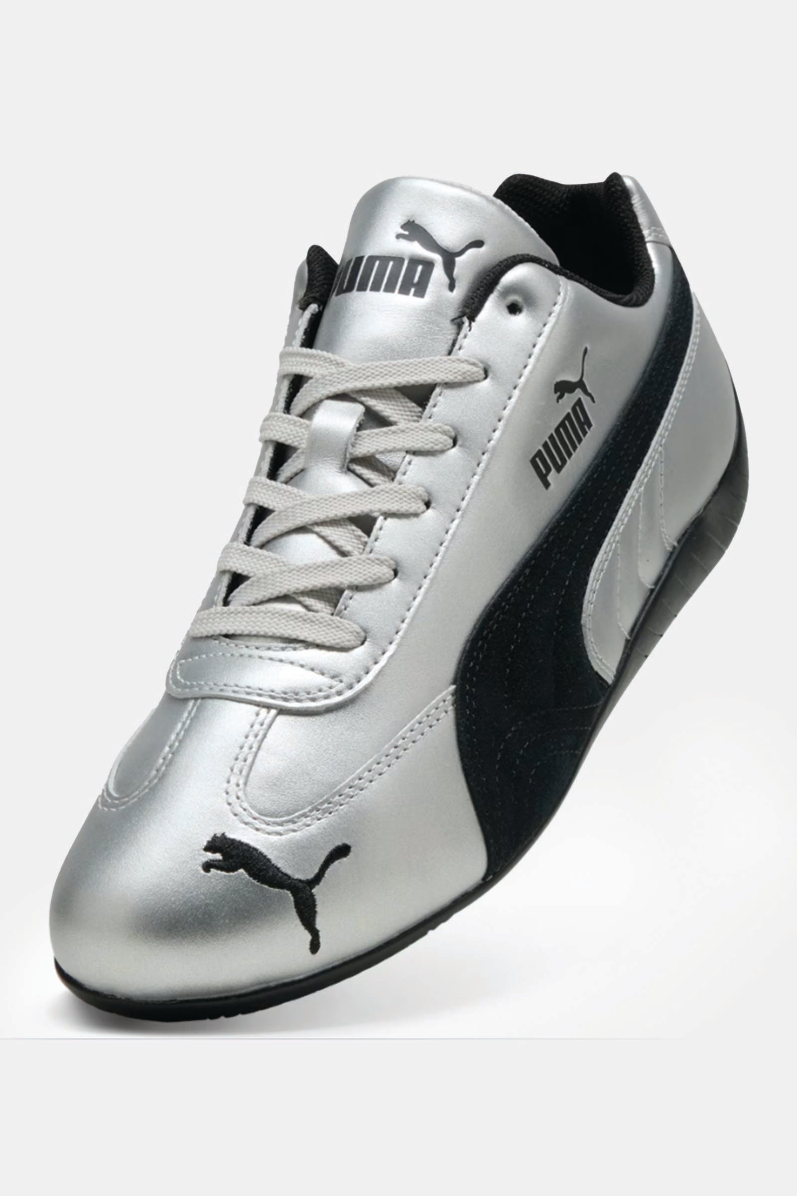  Puma Speedcat Metallic Unisex Argento - 3