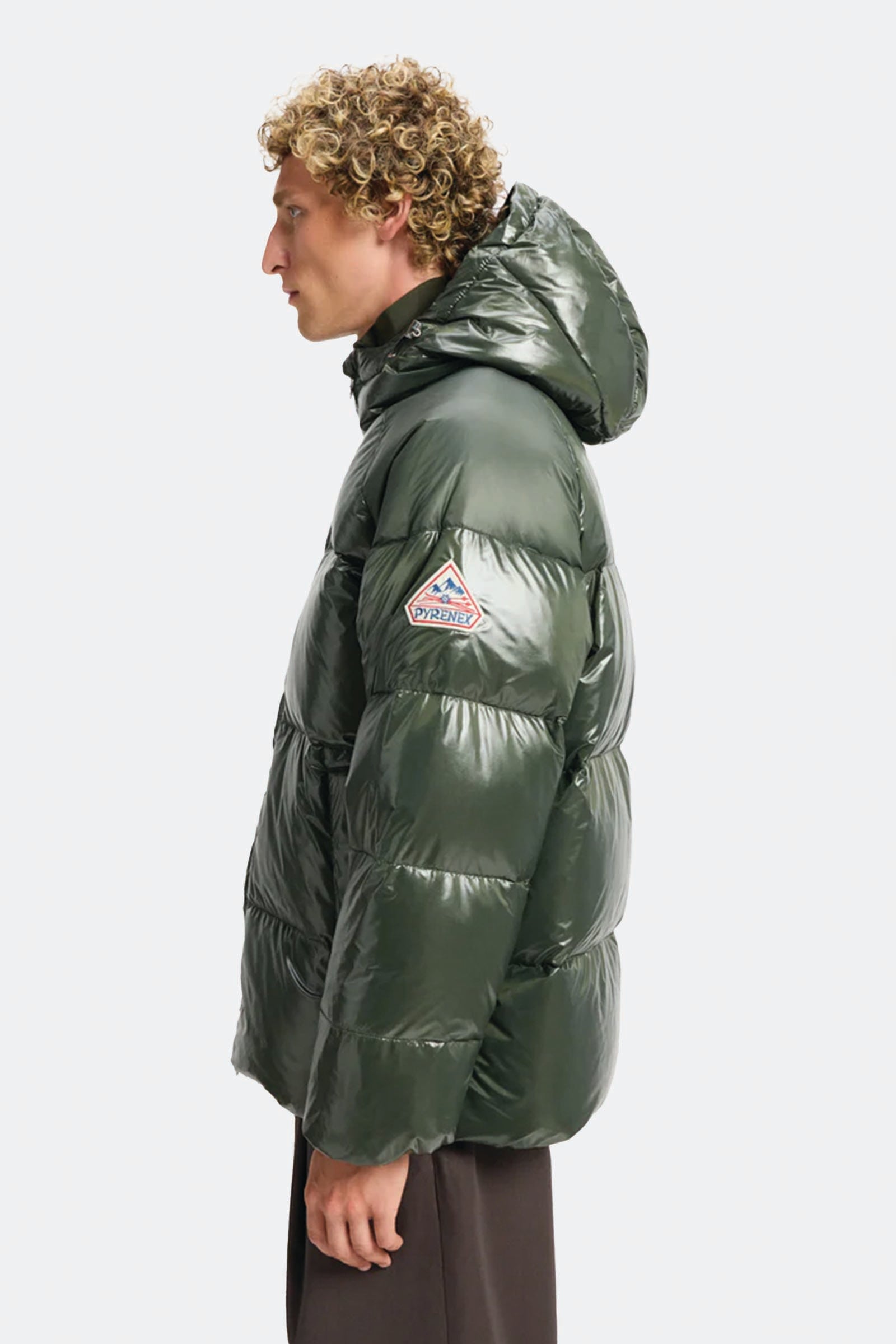  Pyrenex Sten Down Jacket Unisex Verde - 3