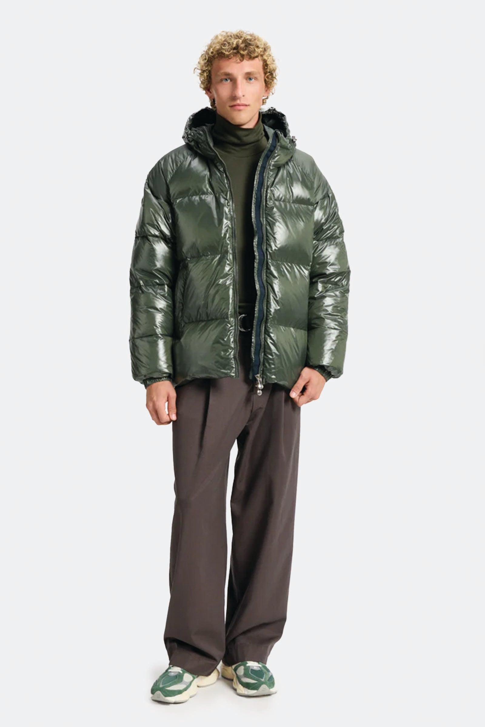  Pyrenex Sten Down Jacket Unisex Verde - 5