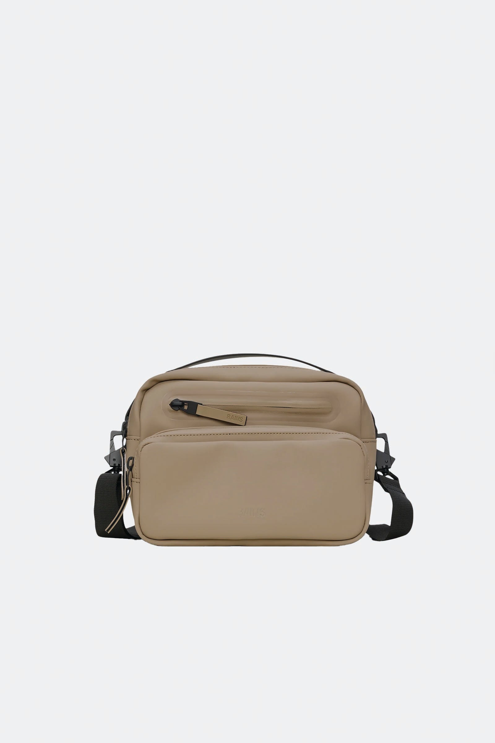  Rains Cargo Box Bag Unisex Beige - 1