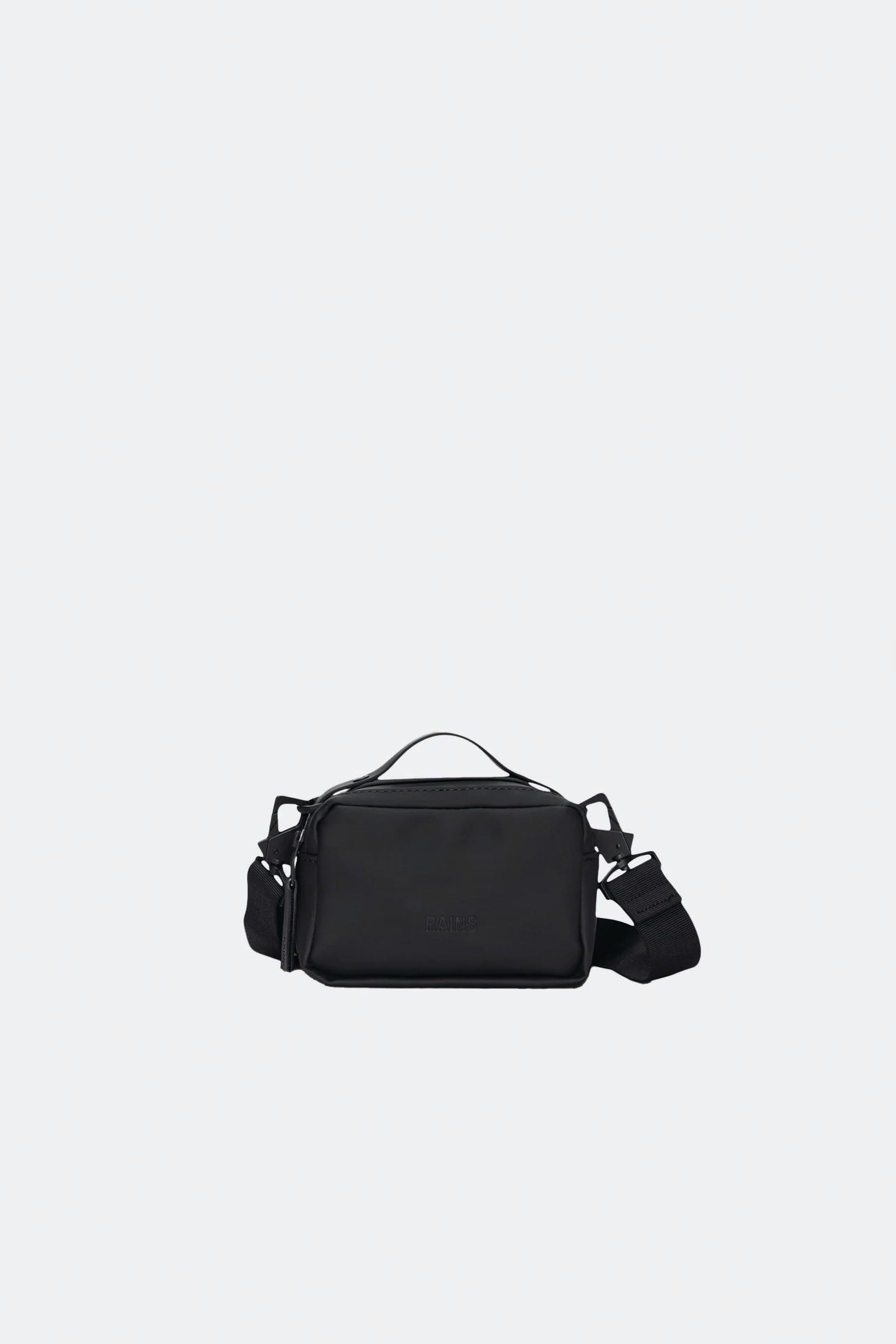  Rains Box Bag Micro Unisex Nero - 1