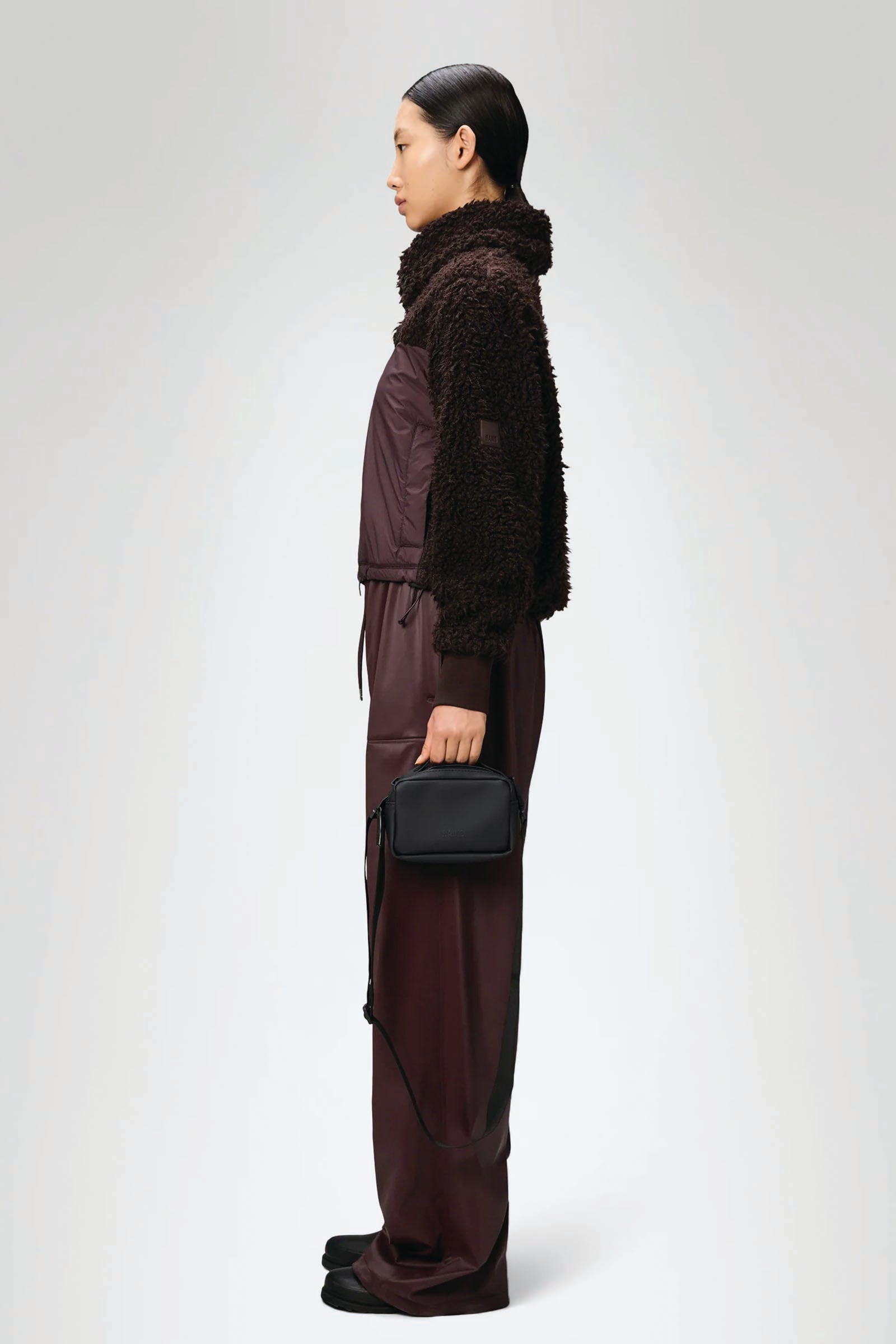  Rains Box Bag Micro Unisex Nero - 2