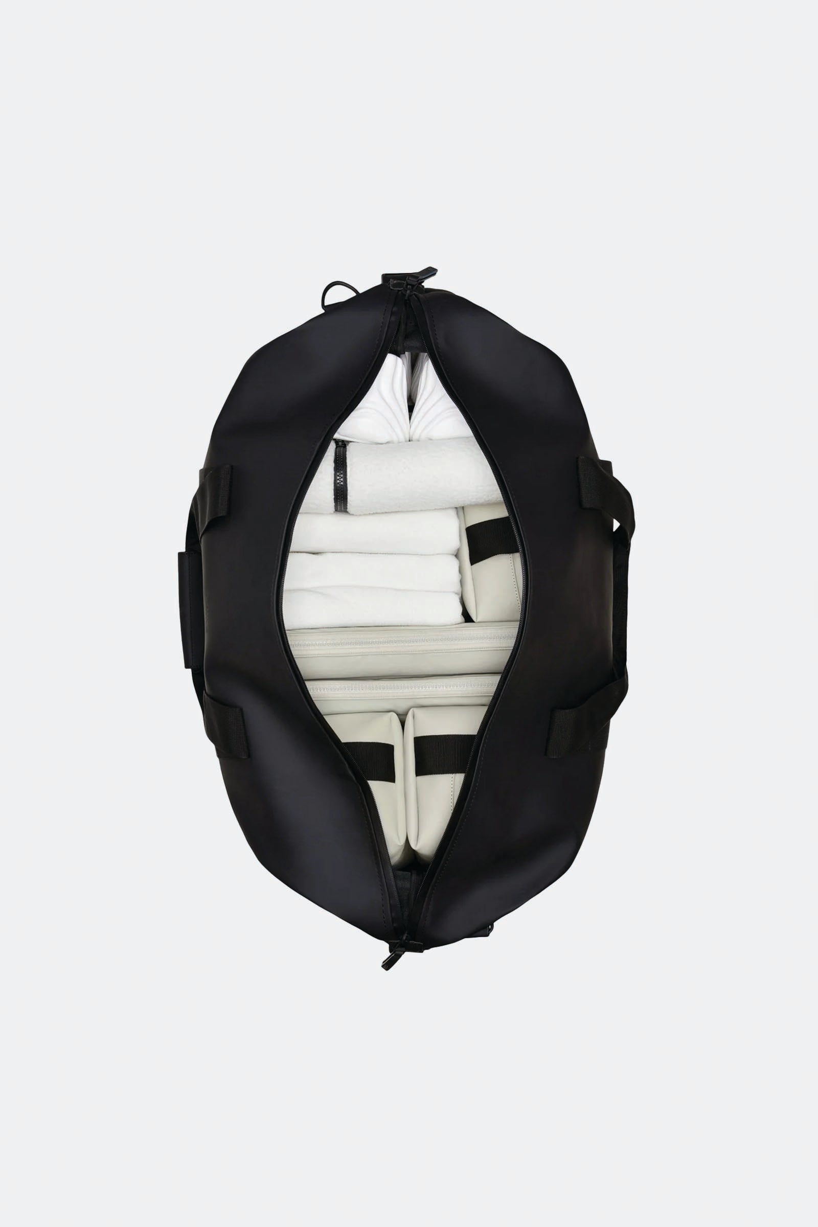  Rains Hilo Weekend Bag Unisex Nero - 2