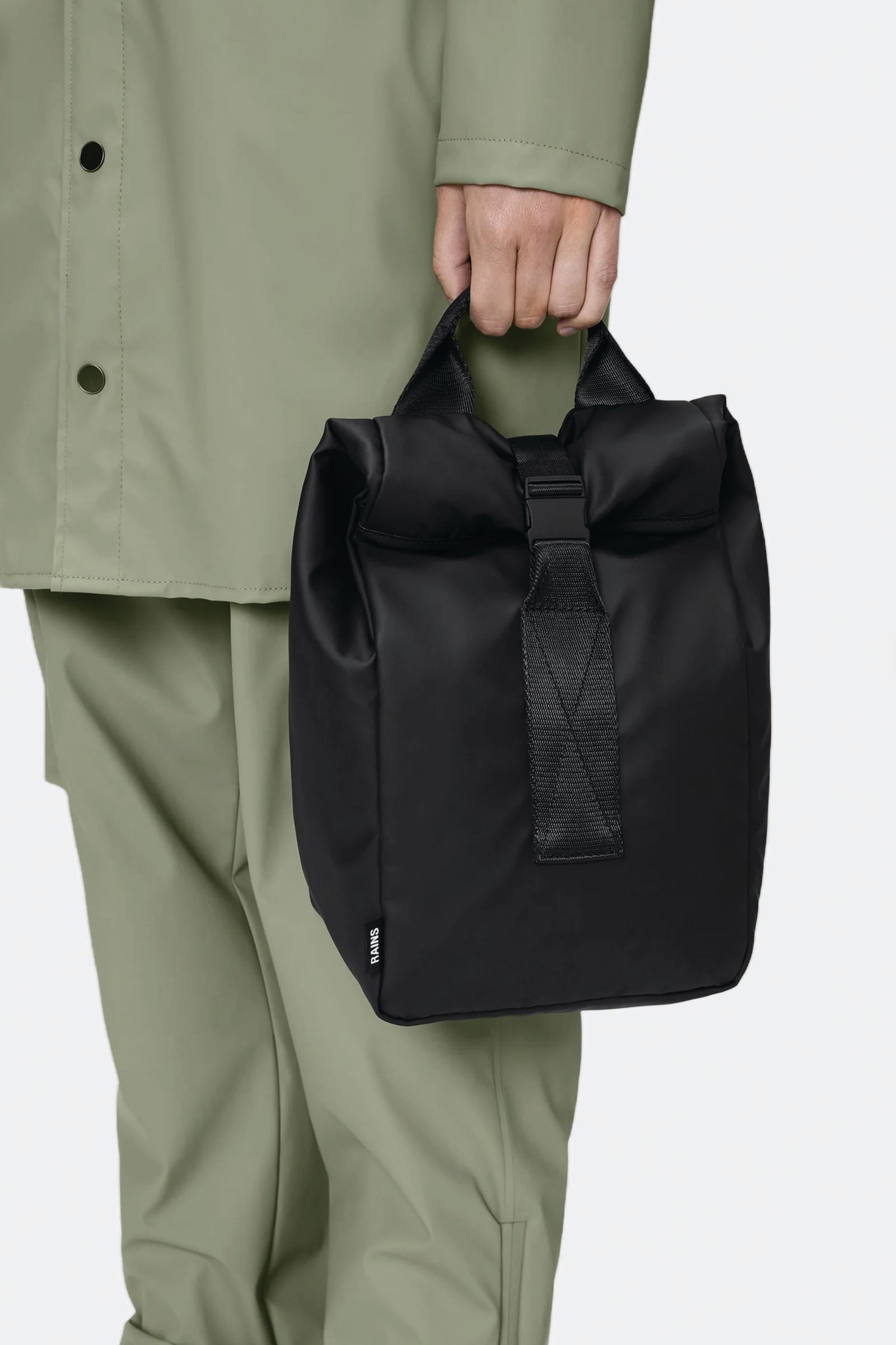  Rains Lunch Bag Unisex Nero - 3