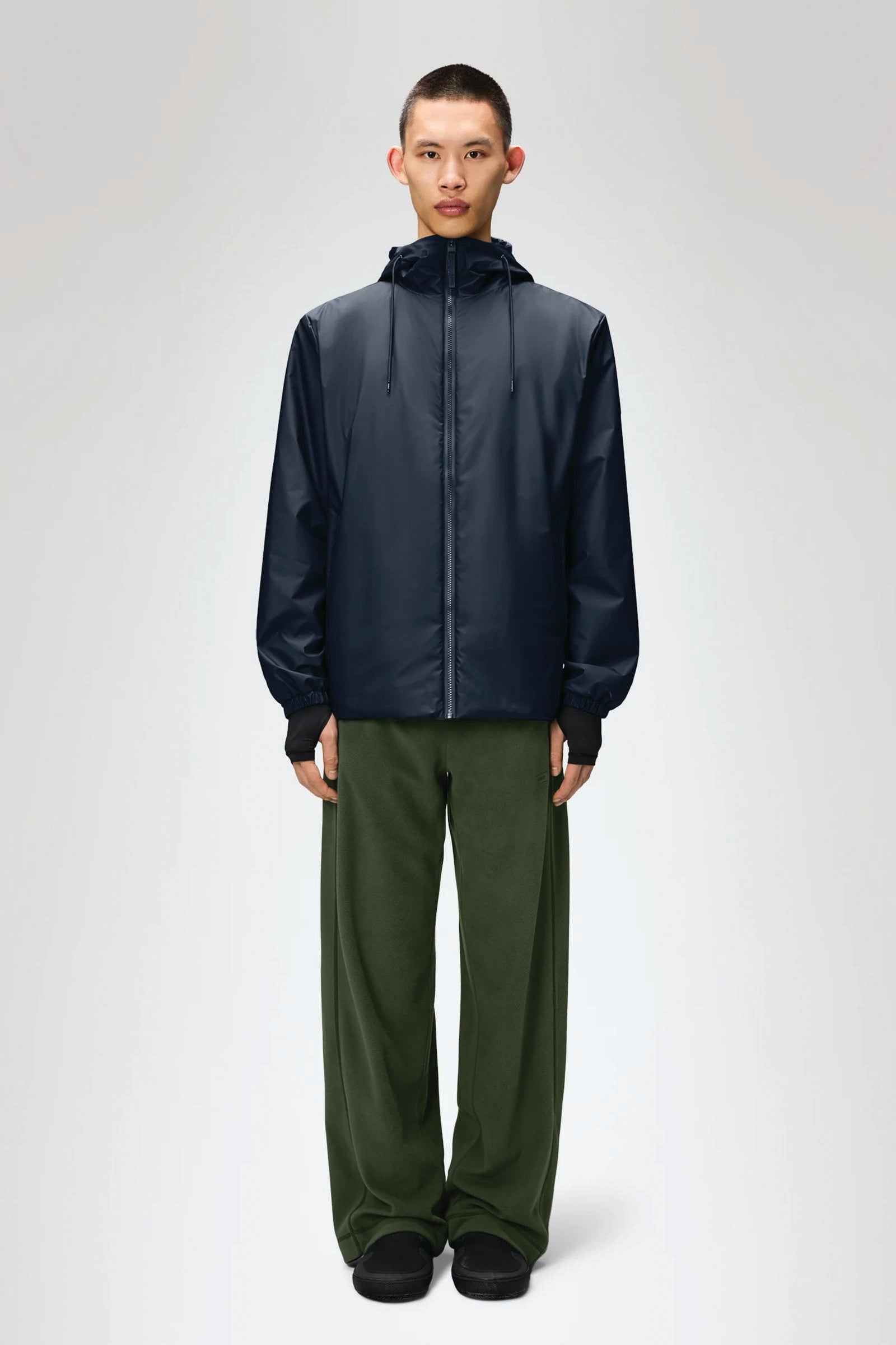  Rains Lohja Insulated Jacket Unisex Blu - 2