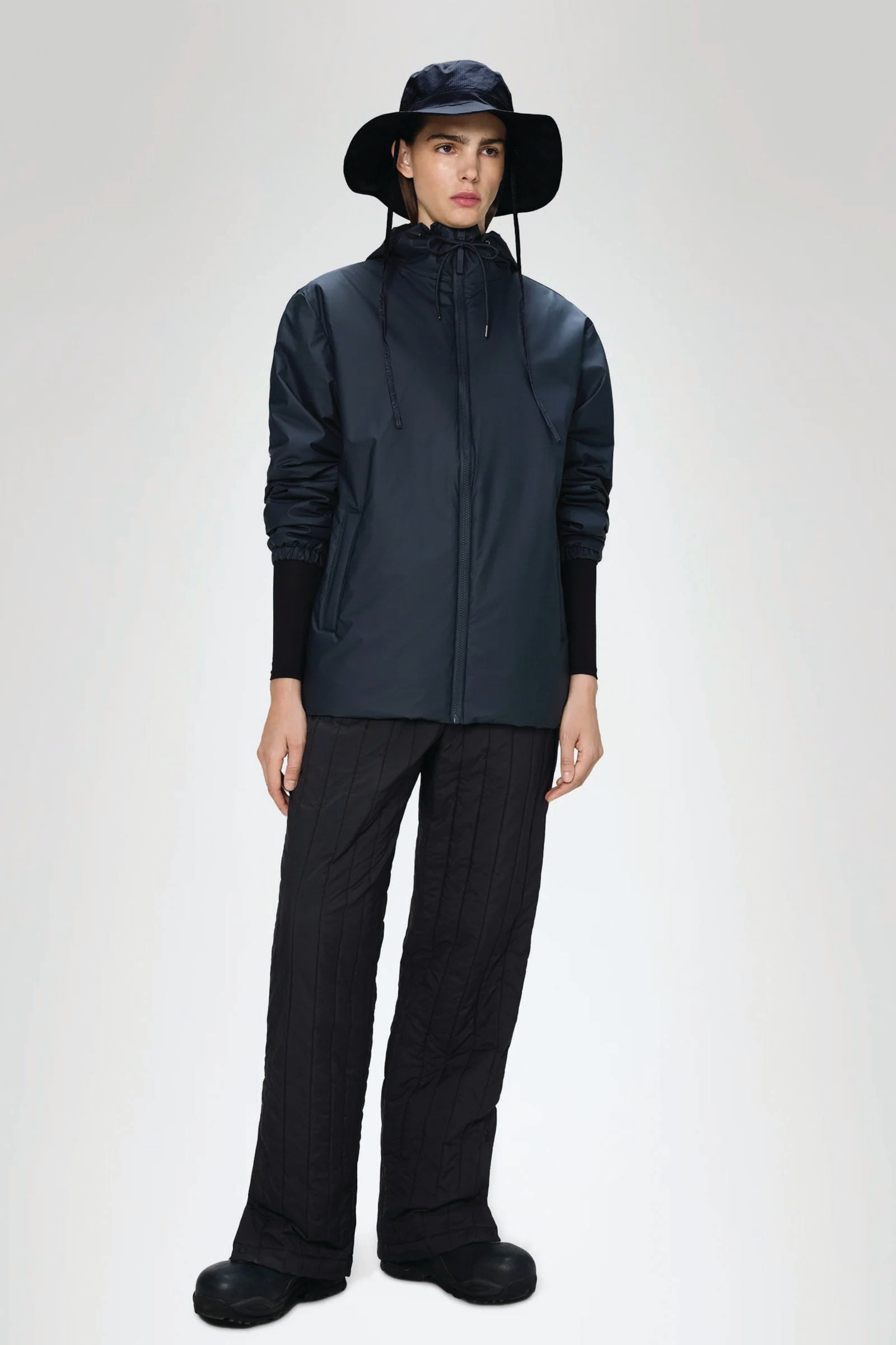  Rains Lohja Insulated Jacket Unisex Blu - 4