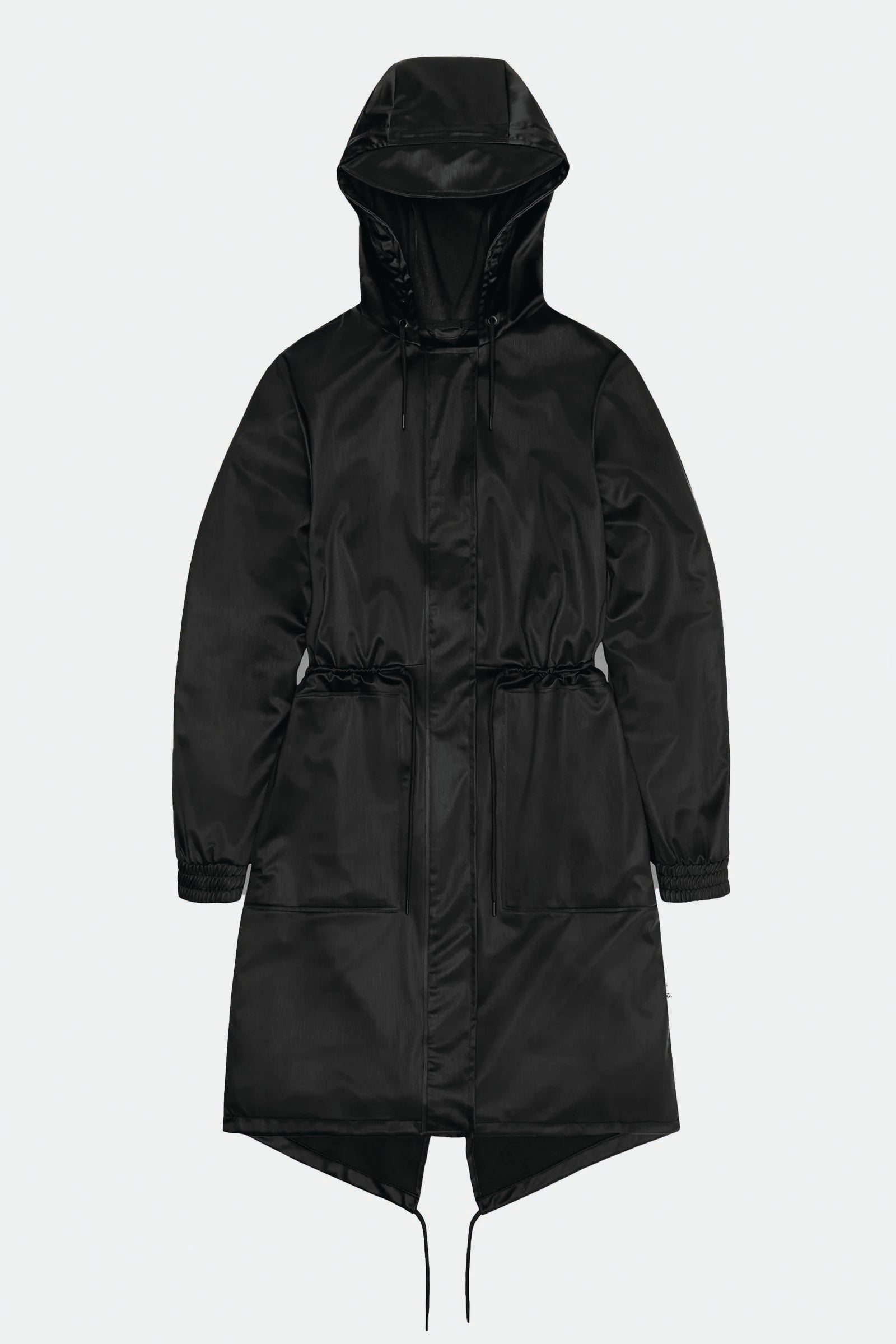  Rains String W Parka Unisex Nero - 1