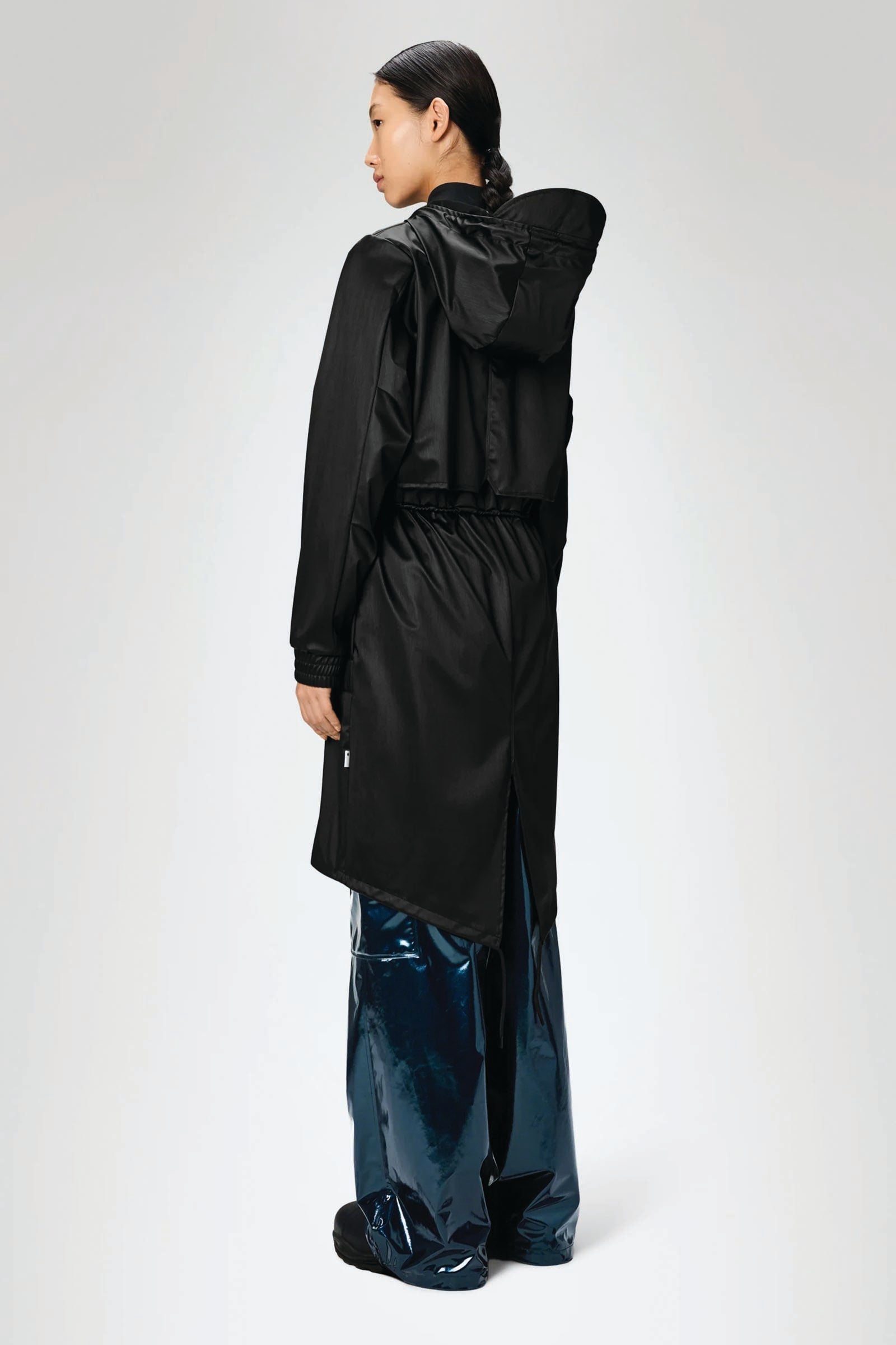  Rains String W Parka Unisex Nero - 3