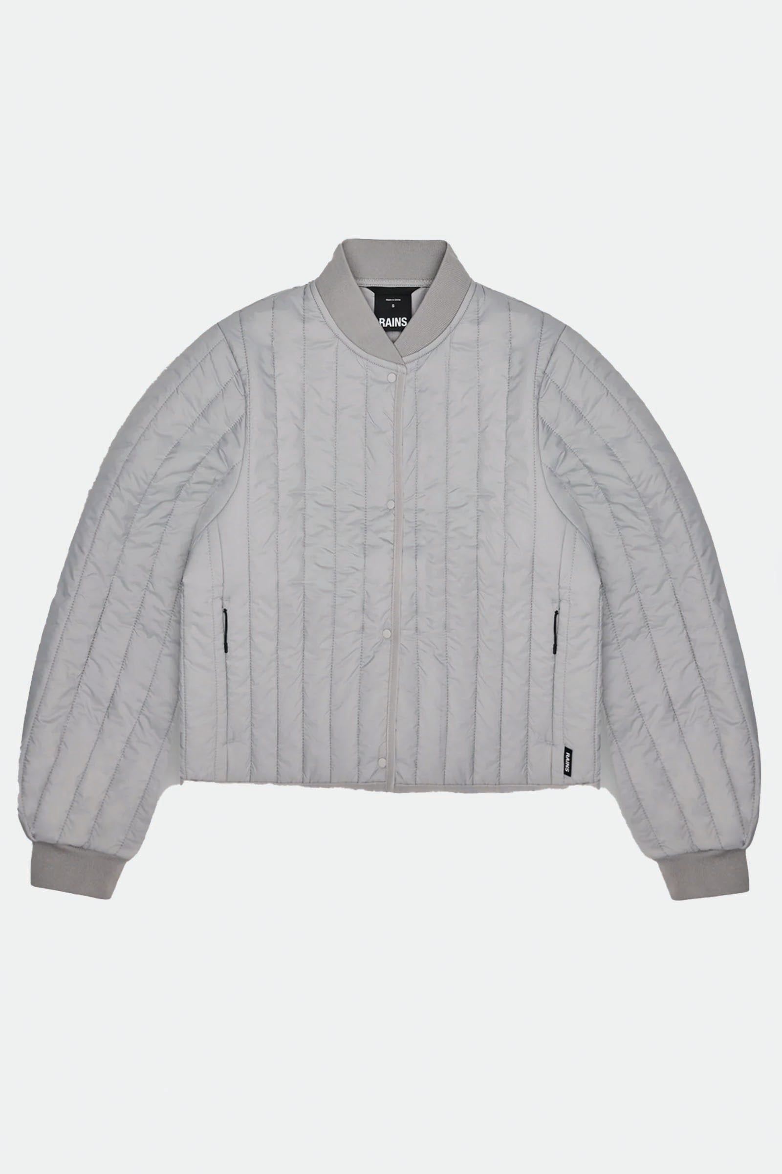  Rains Banja Liner Bomber W Jacket Unisex Grigio - 1