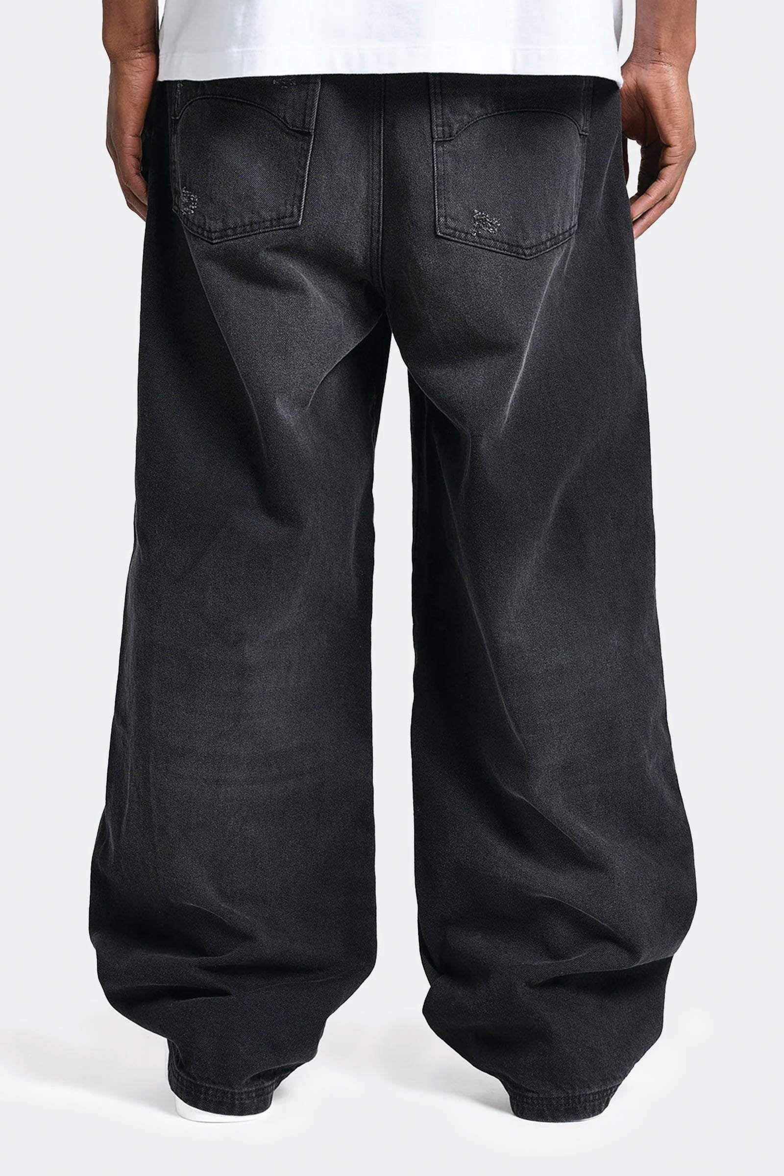  Reternity Essential Baggy Denim Unisex Nero - 4