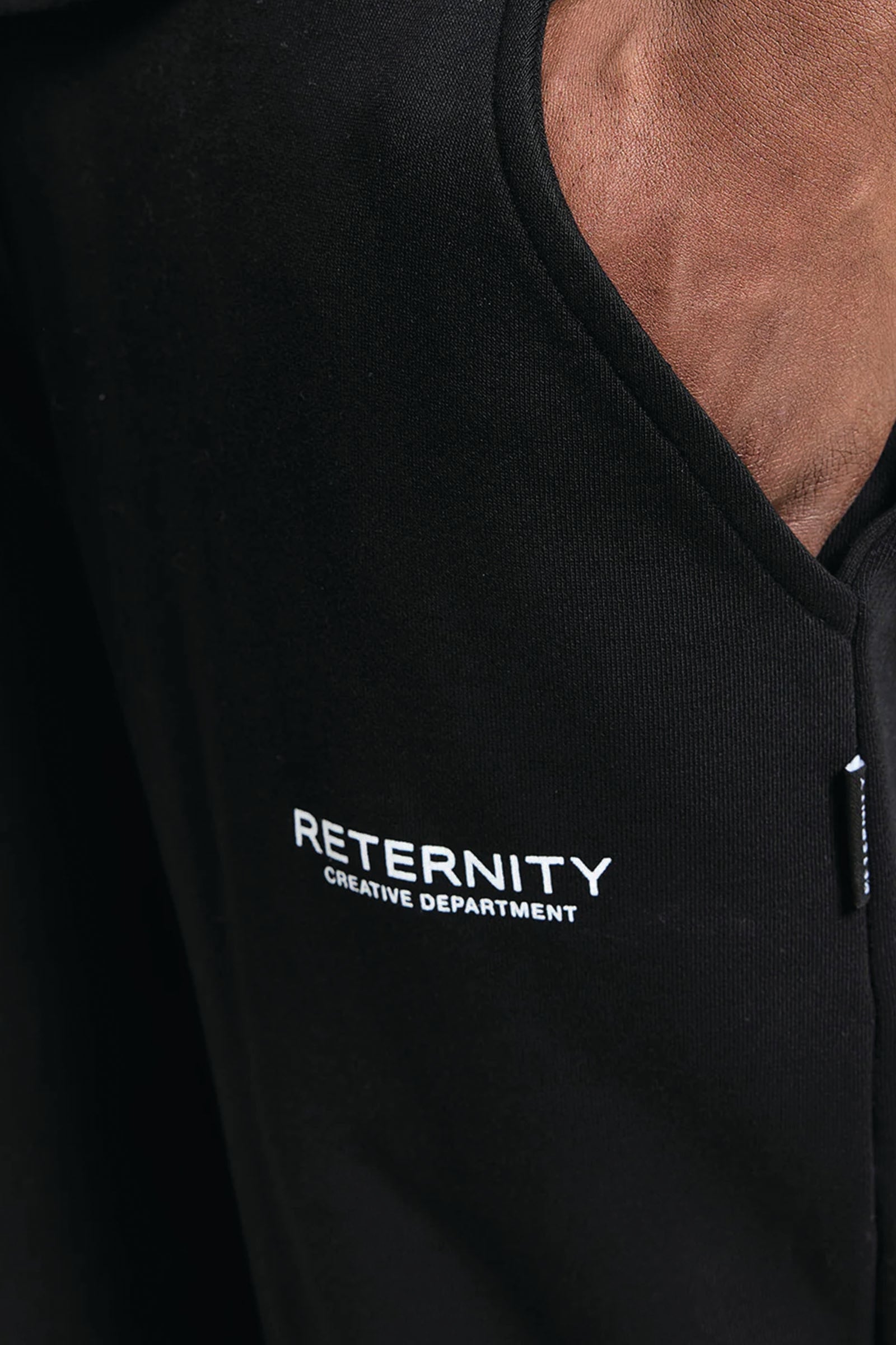  Reternity Creative Dept Sweatpants Unisex Nero - 4