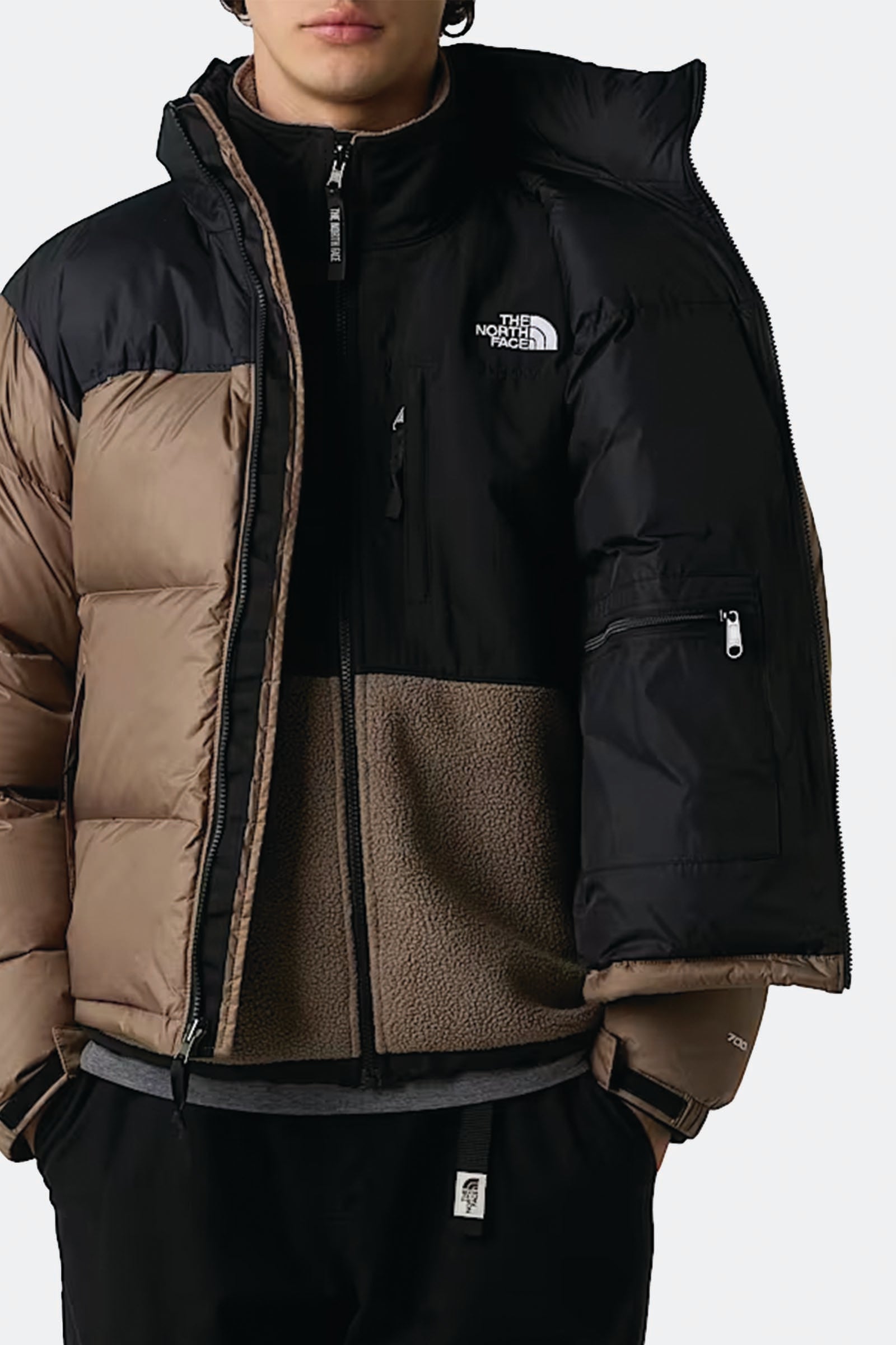  The North Face Retro Nuptse 1996 Unisex Beige - 4