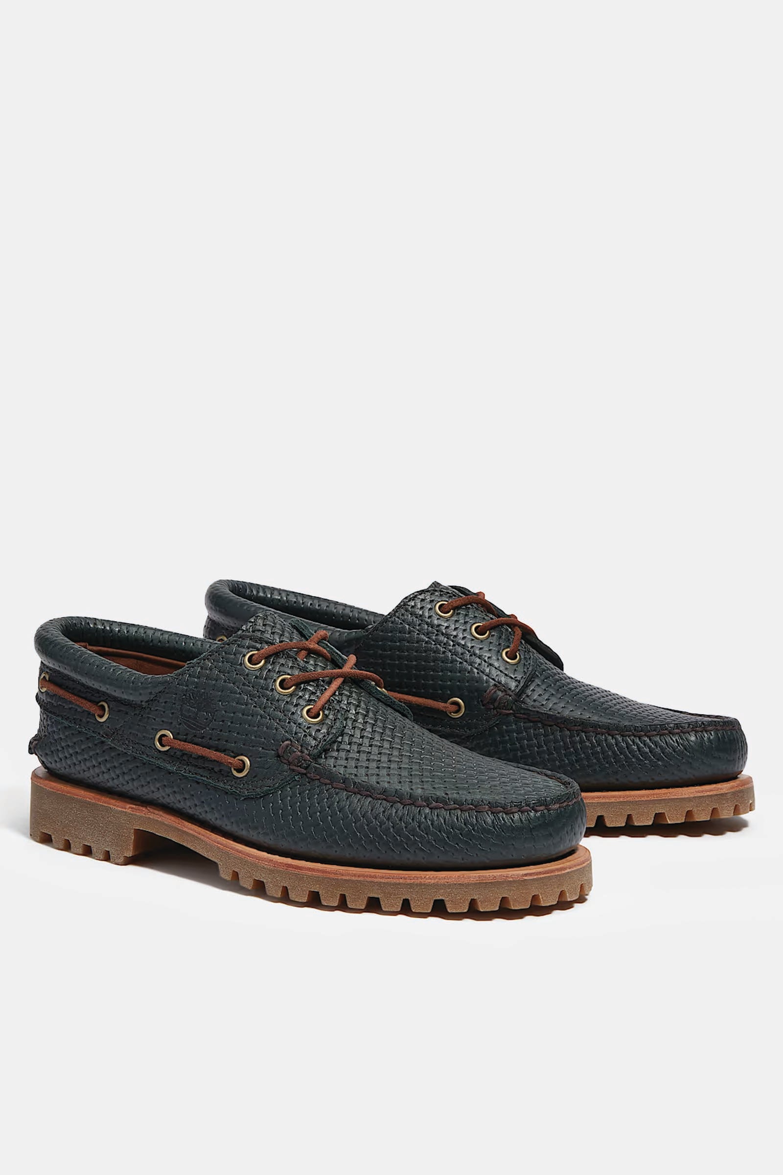  Timberland Authentic 3-eye Lug Handsewn Verde Unisex Verdone - 2