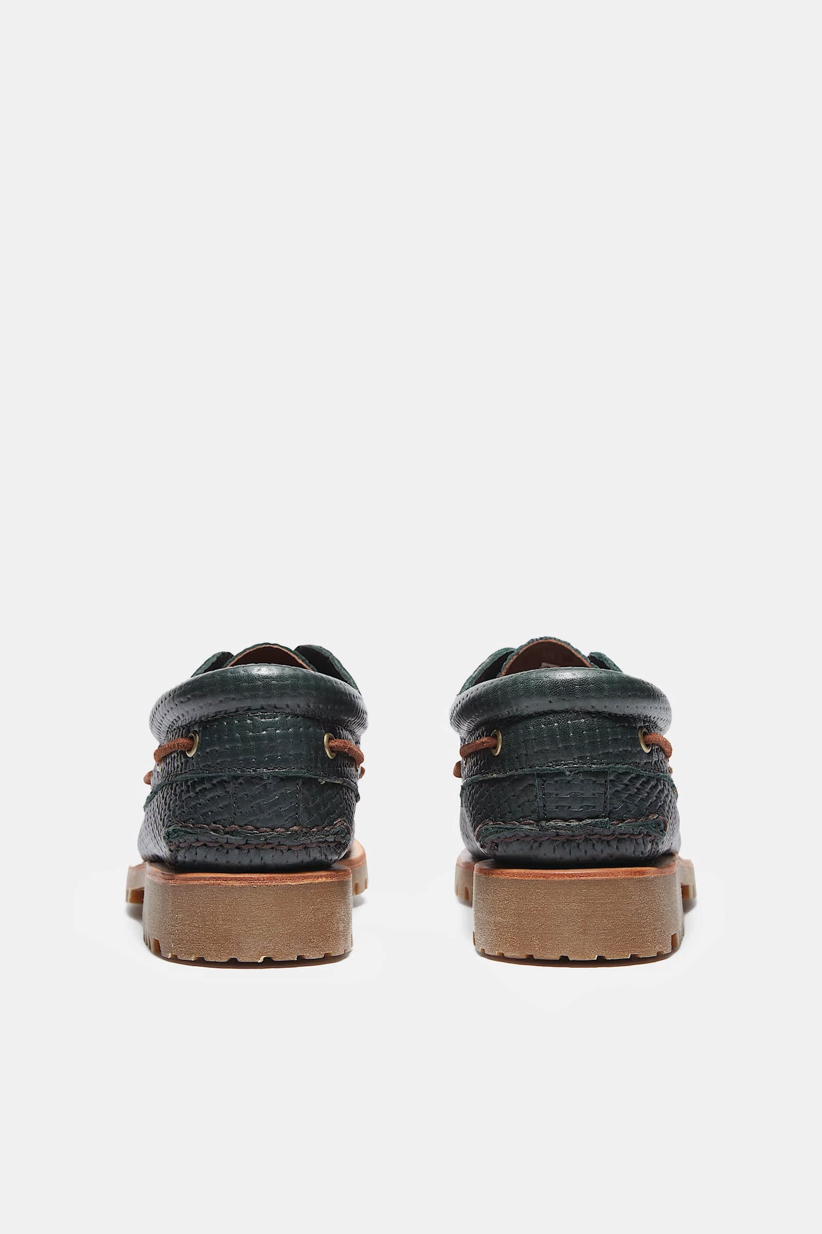  Timberland Authentic 3-eye Lug Handsewn Verde Unisex Verdone - 3