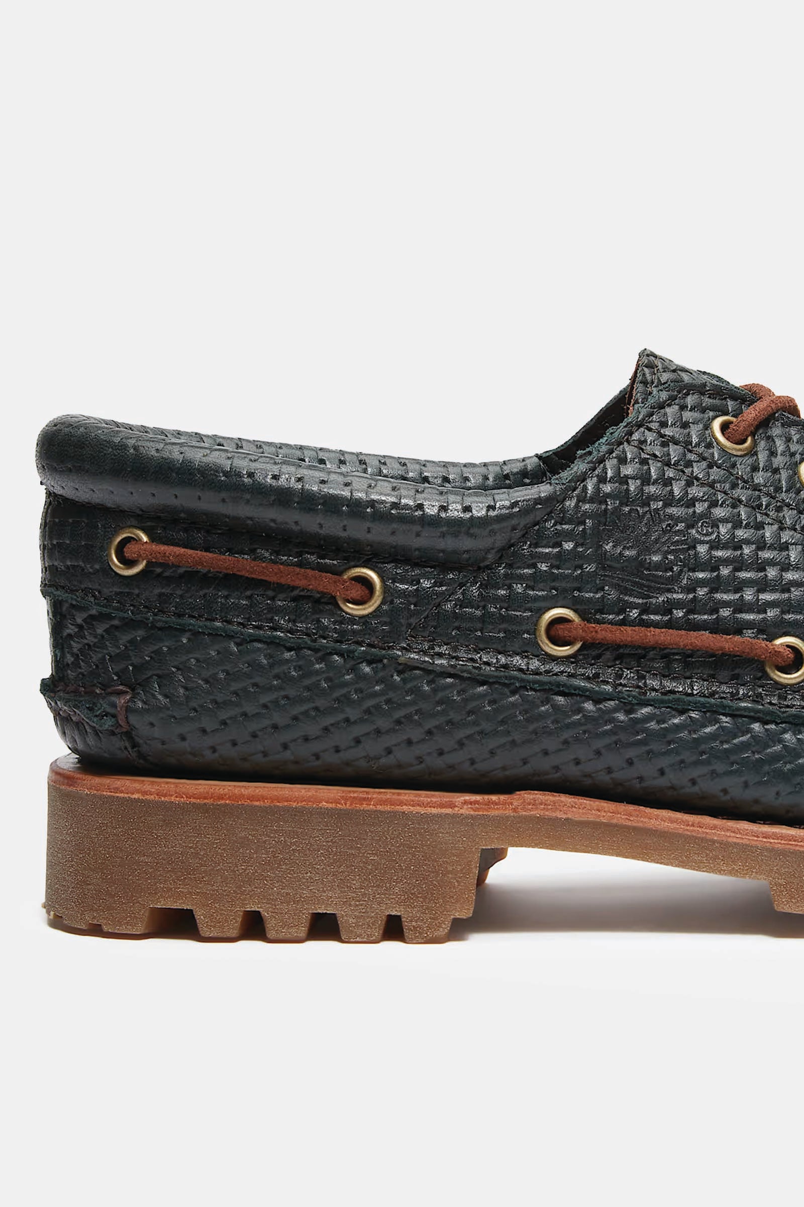  Timberland Authentic 3-eye Lug Handsewn Verde Unisex Verdone - 4