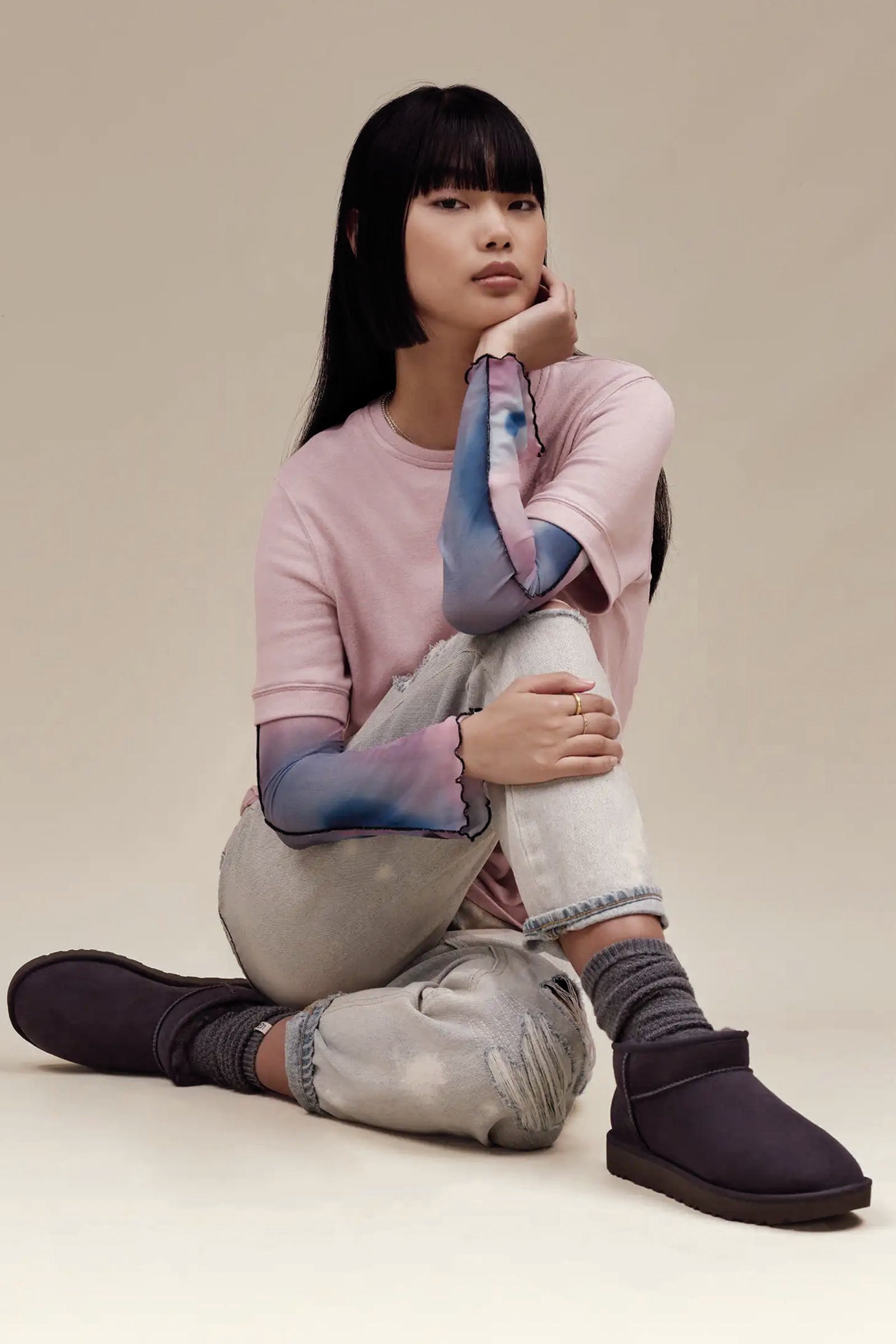  Ugg Classic Ultra Mini Donna Nero - 4