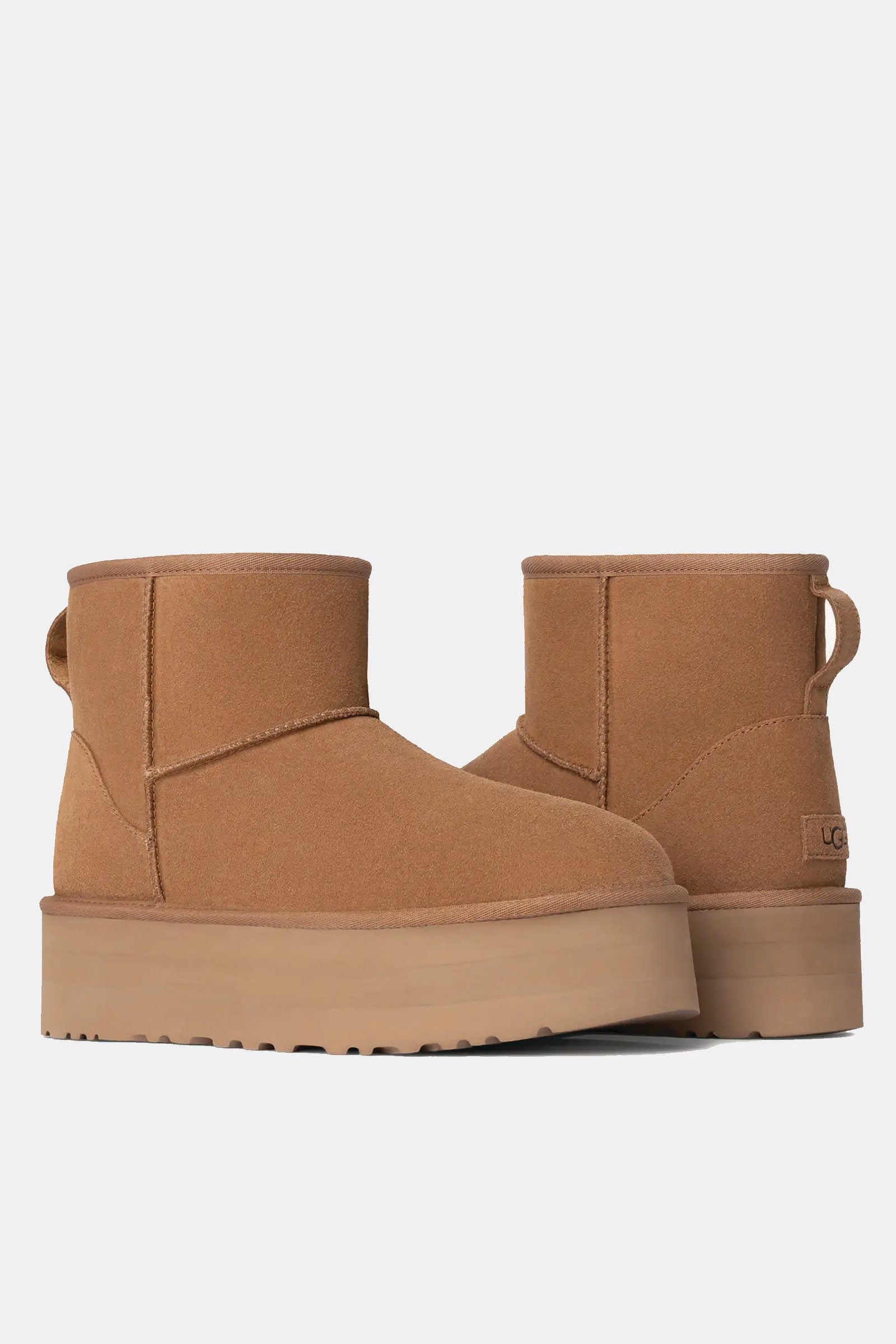  Ugg Classic Mini Platform Marrone Donna Biscotto - 3