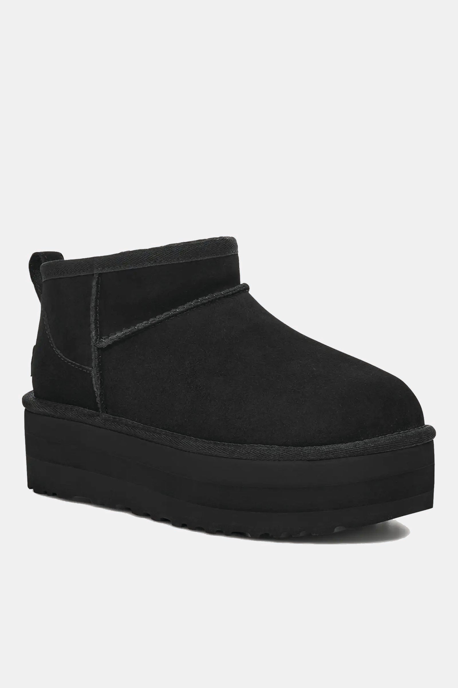 Ugg Classic Ultra Mini Platform Donna Nero - 2