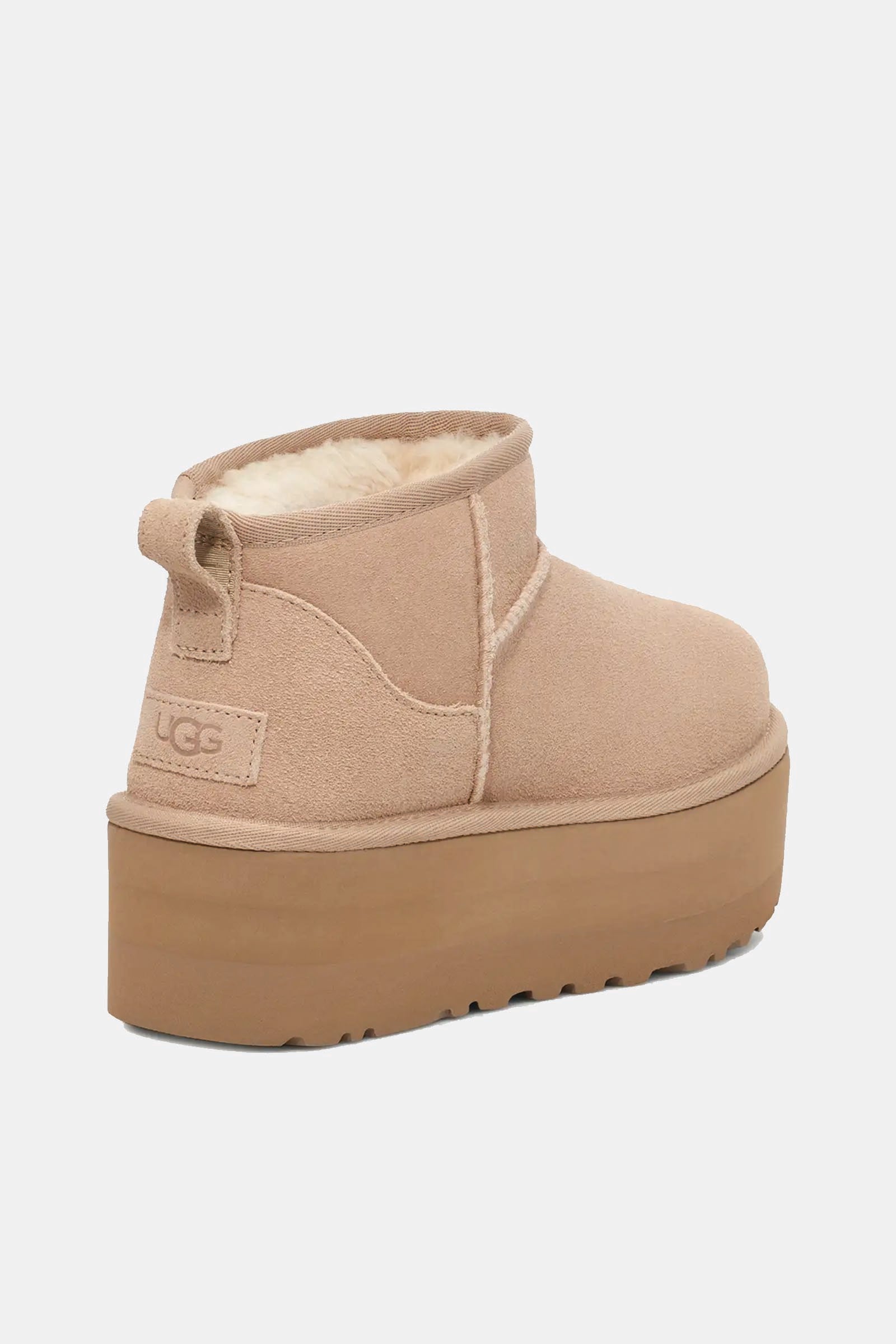  Ugg Classic Ultra Mini Platform Marrone Donna Sabbia - 3