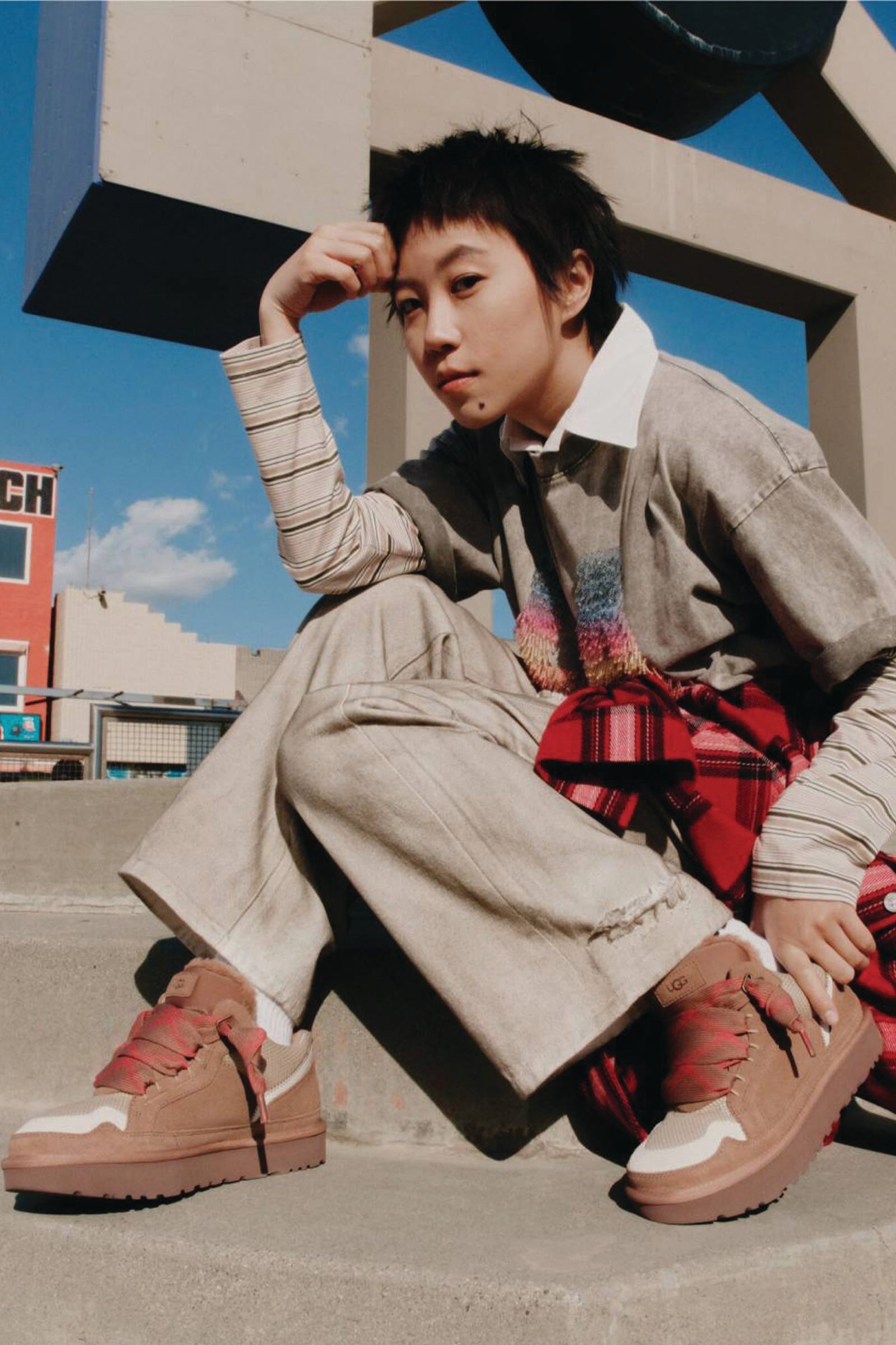  Ugg Lowmel Marrone Donna Moka - 4