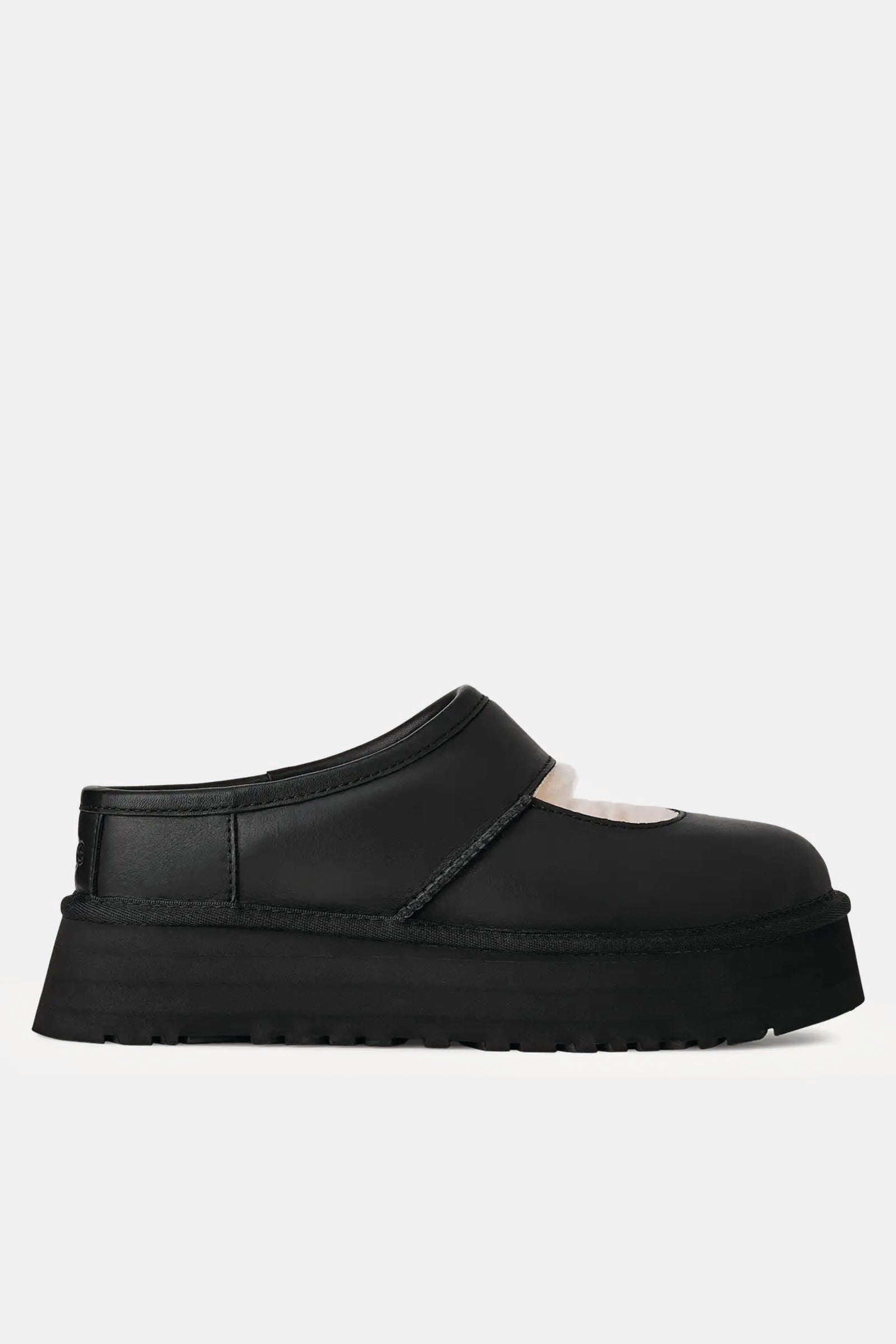  Ugg Mary Jane Bea Leather Donna Nero - 1