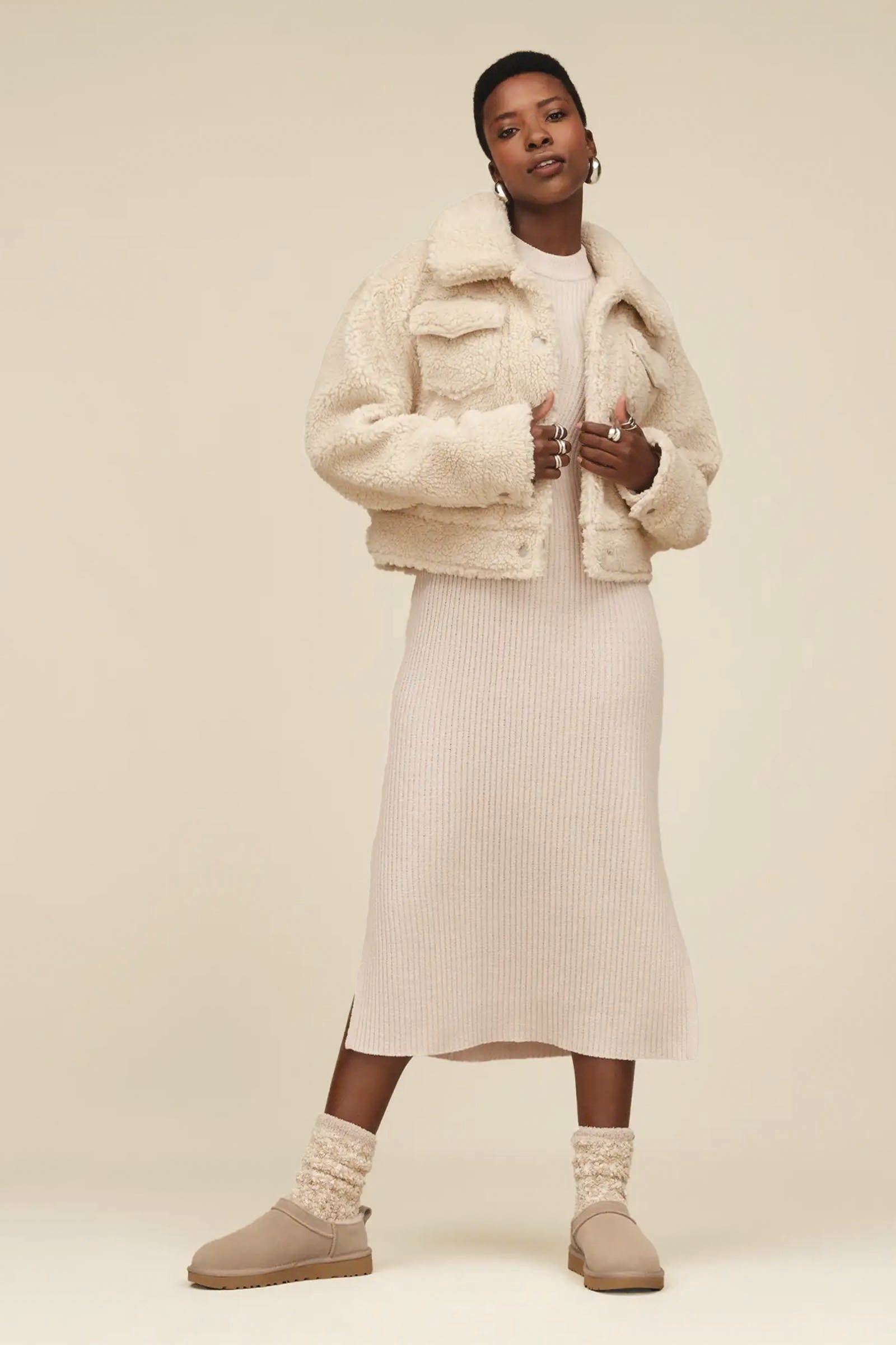  Ugg Classic Micro Marrone Donna Sabbia - 4