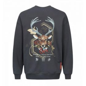 Evisu Deer And Cloud 
Loose Fit Sweatshirt