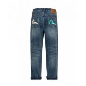 Evisu Seagull Print And Embroidery Relax Fit Jeans